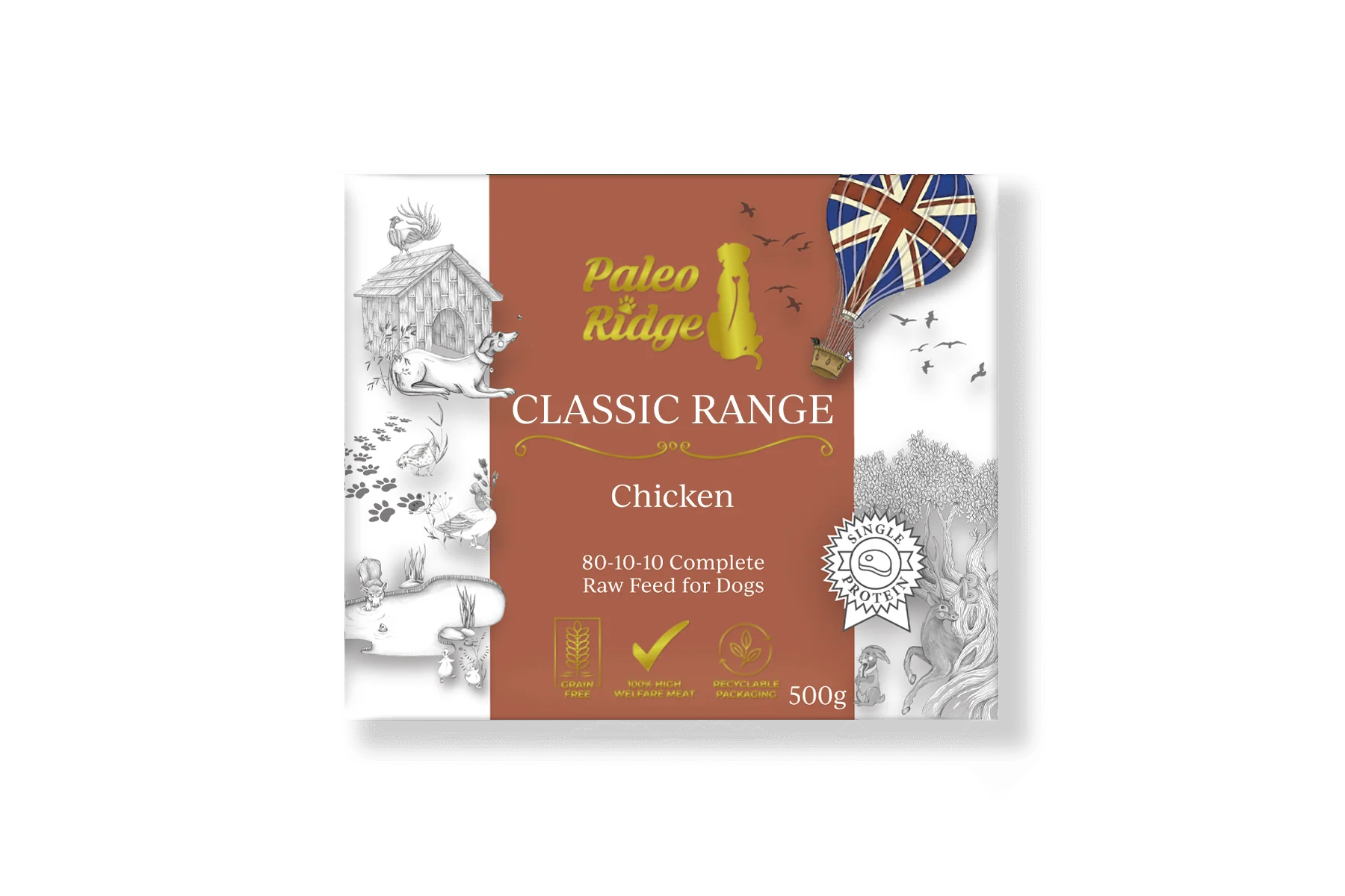 Paleo Ridge Classic Chicken 500g