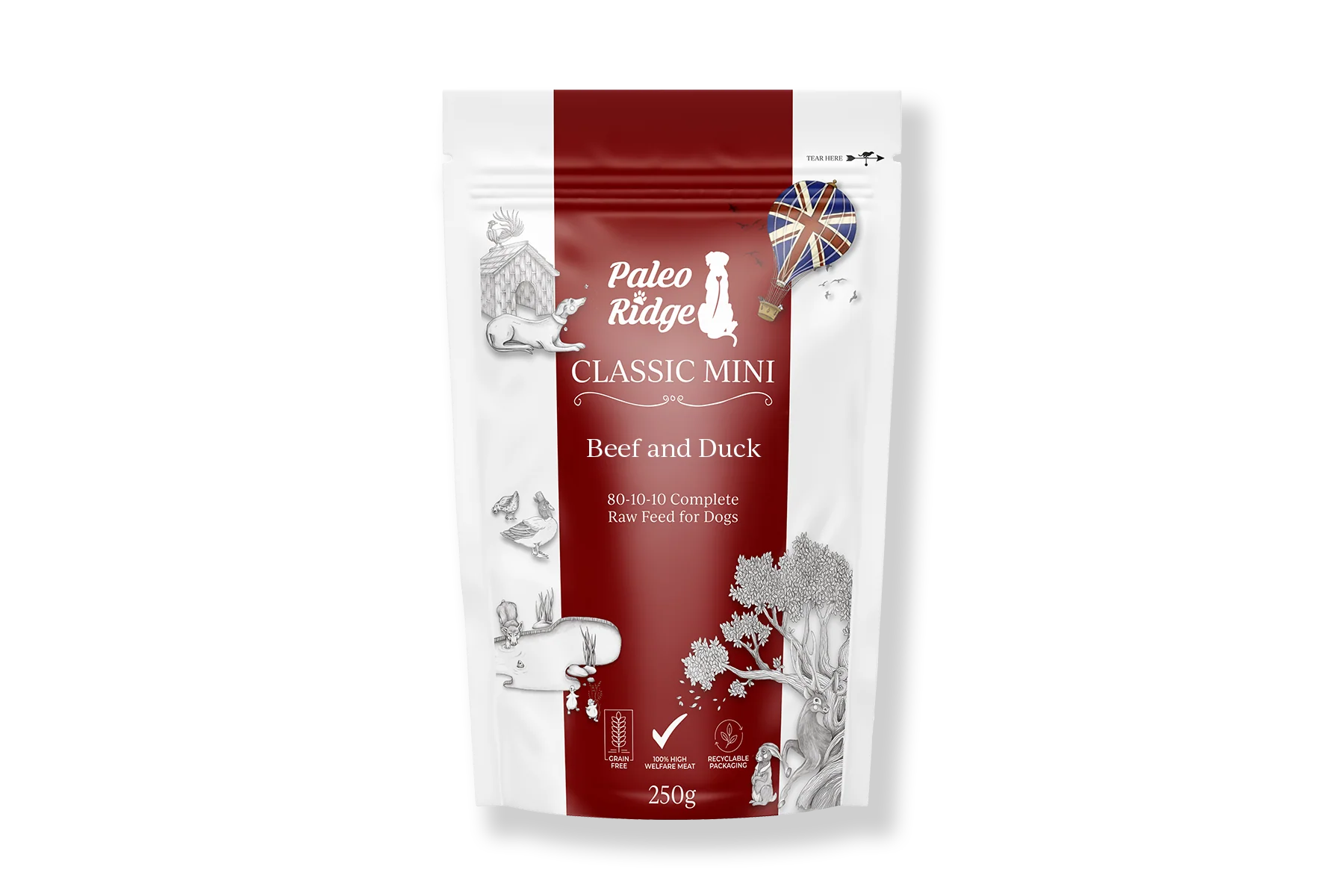 Paleo Ridge Classic Mini Beef and Duck 250g
