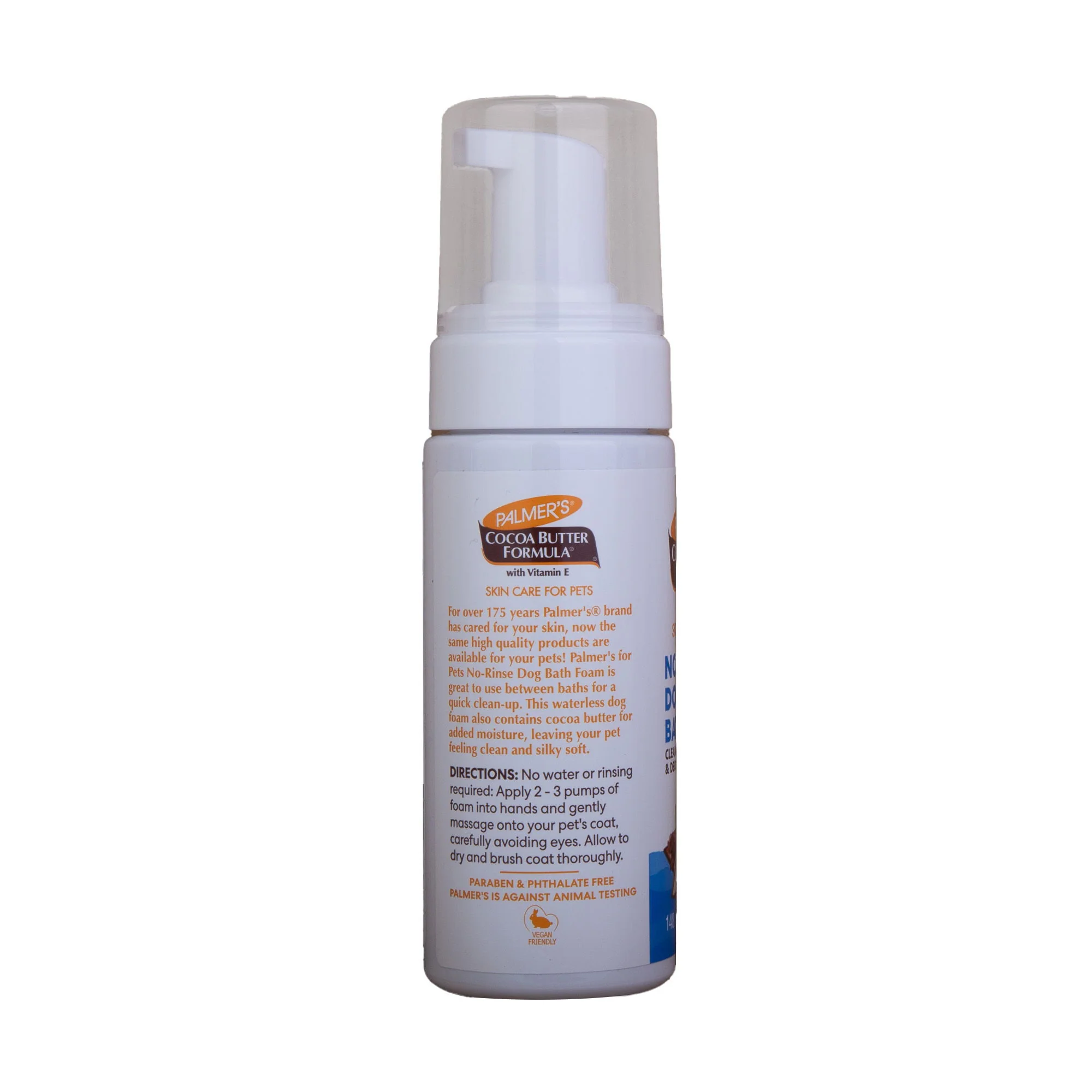 Palmer's For Pets Moisturizing No-Rinse Bath Foam With Cocoa Butter 5oz - Image 3
