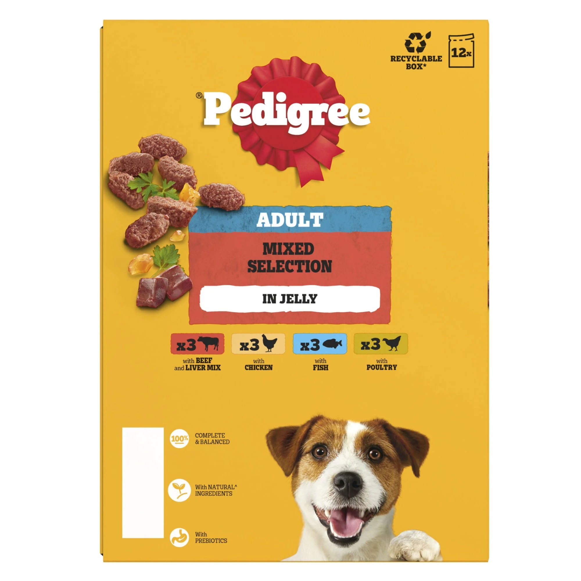 PEDIGREE Adult Dog Pouches Mixed Selection in Jelly 12x100g - Image 3