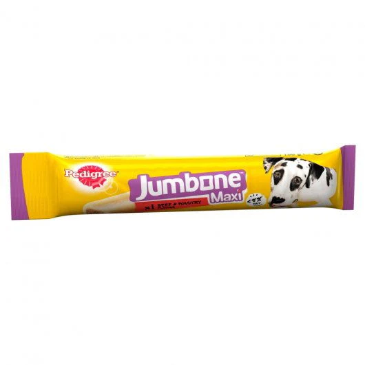 PEDIGREE Jumbone Maxi Adult Large Dog Treat Beef & Poultry 1 Chew 180g