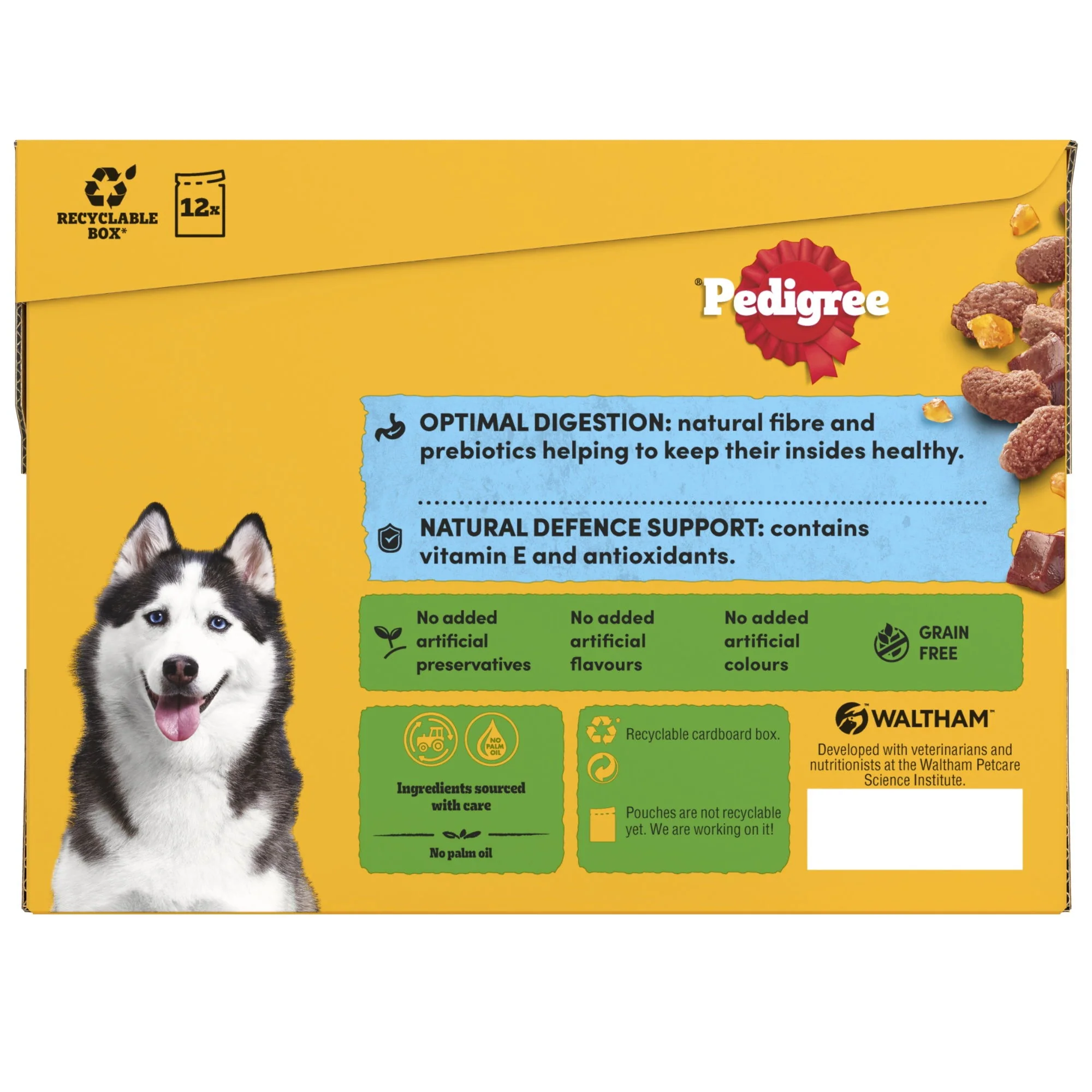 PEDIGREE Protein plus Adult Dog Pouches Mixed Selection in Jelly 12x85g - Image 4