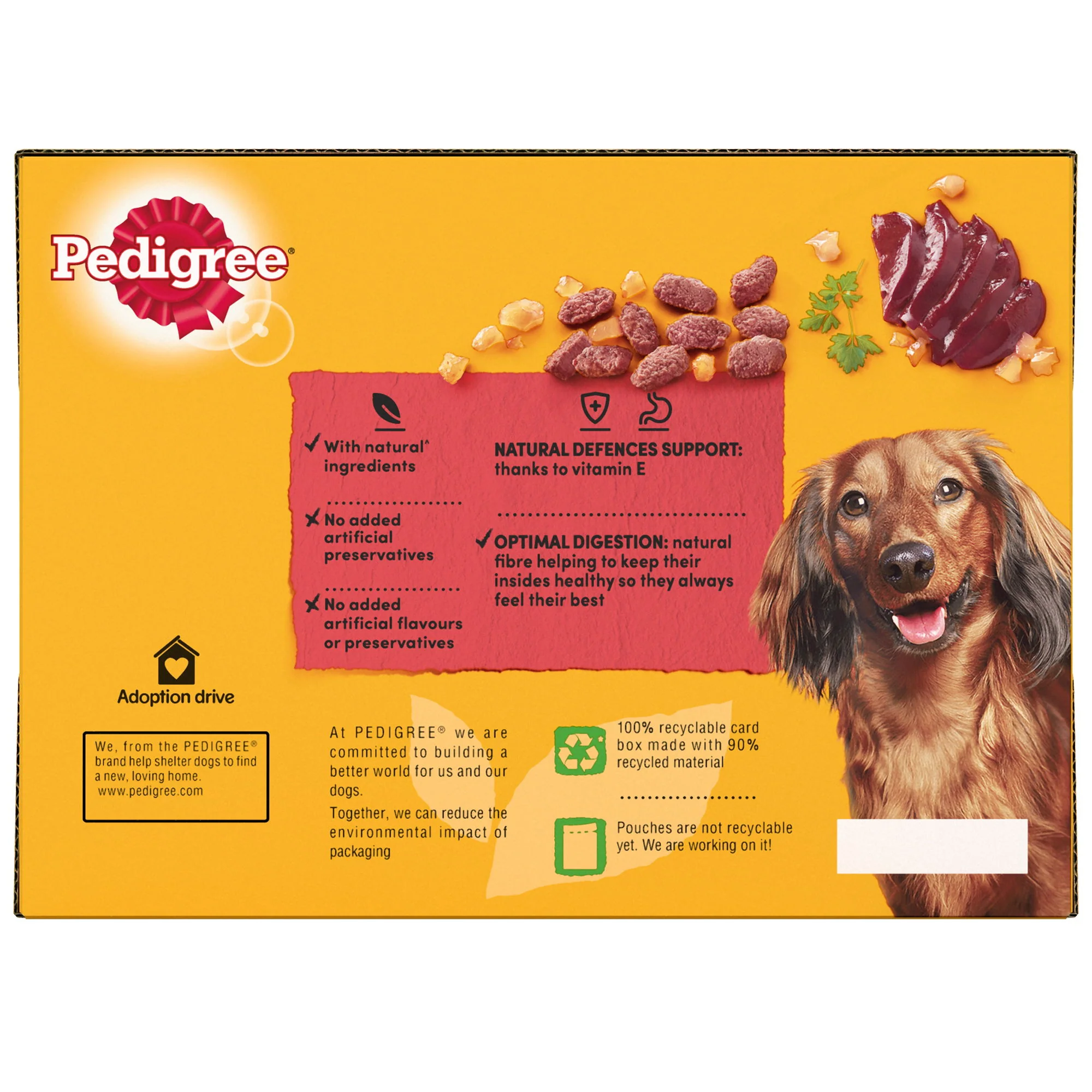 PEDIGREE Senior Wet Dog Food Pouch in Jelly 12x100g - Image 4