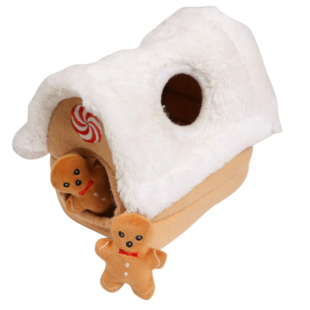 Pet Brands Festivegingerbread House Hide And Seek Toy - Image 3