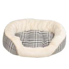 Pet Brands Tweedy Oval Bed Small/medium