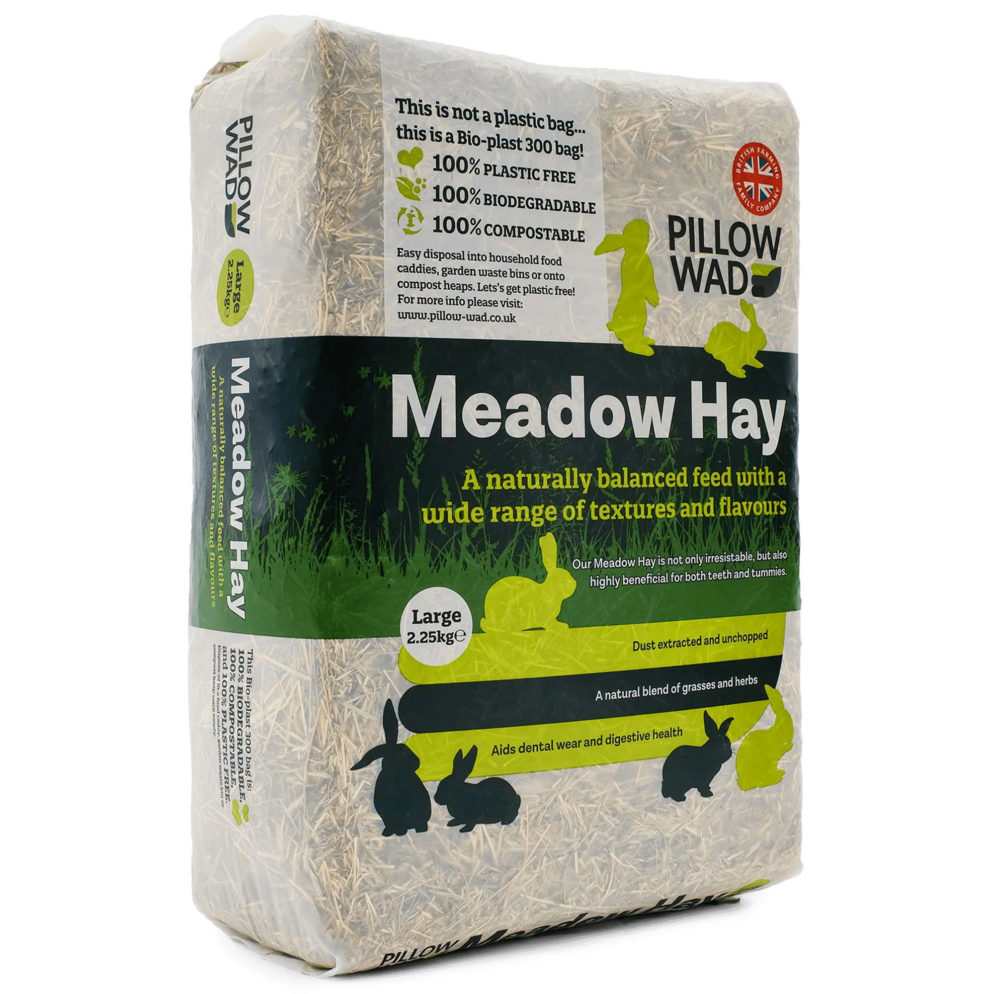 Pillow Wad Large Bio Meadow Hay 2.25kg - Image 3