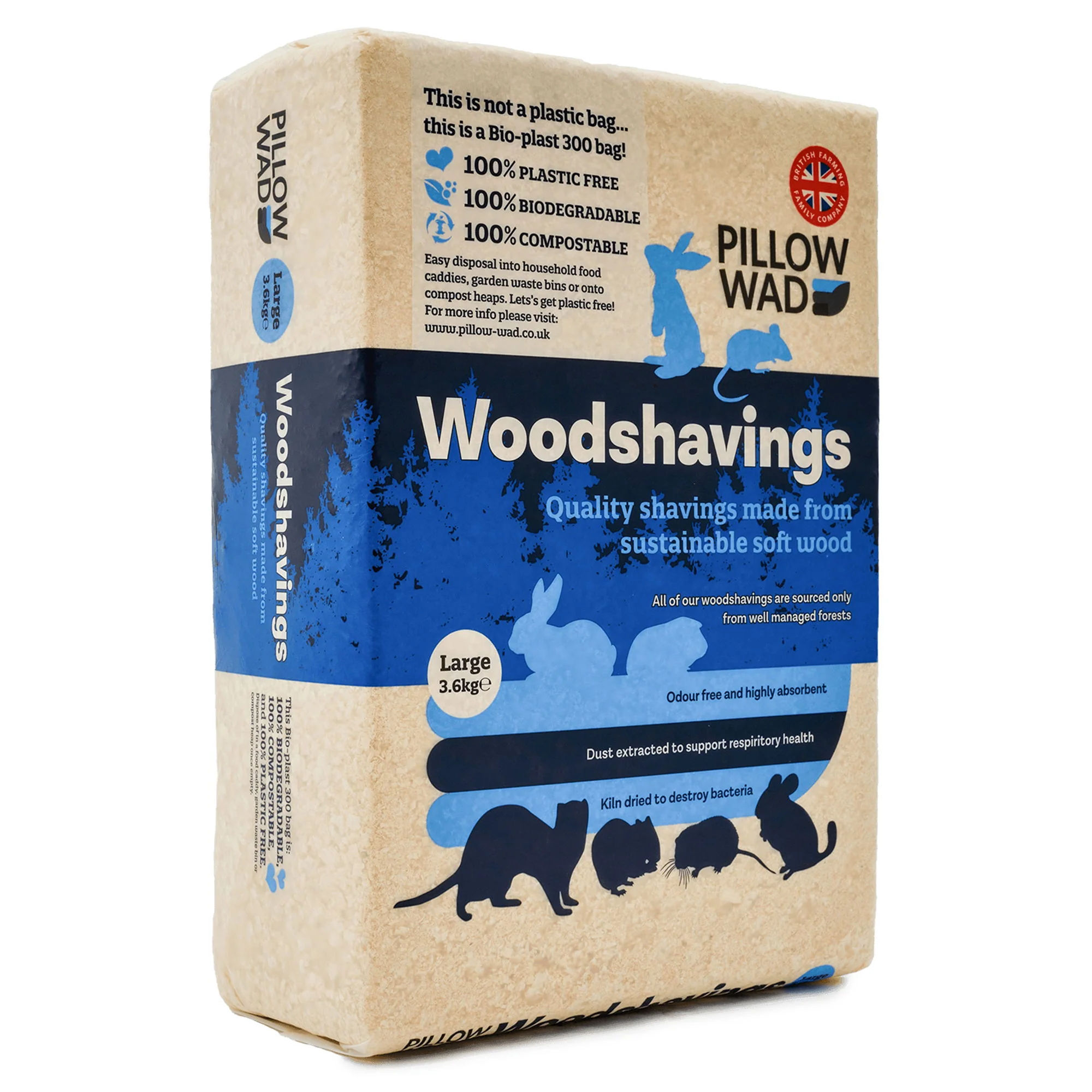 Pillow Wad Large Bio Woodshavings 3.6kg - Image 3