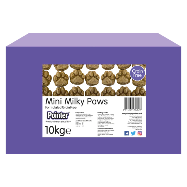 Pointer Grain Free Mini Milky Paws10kg
