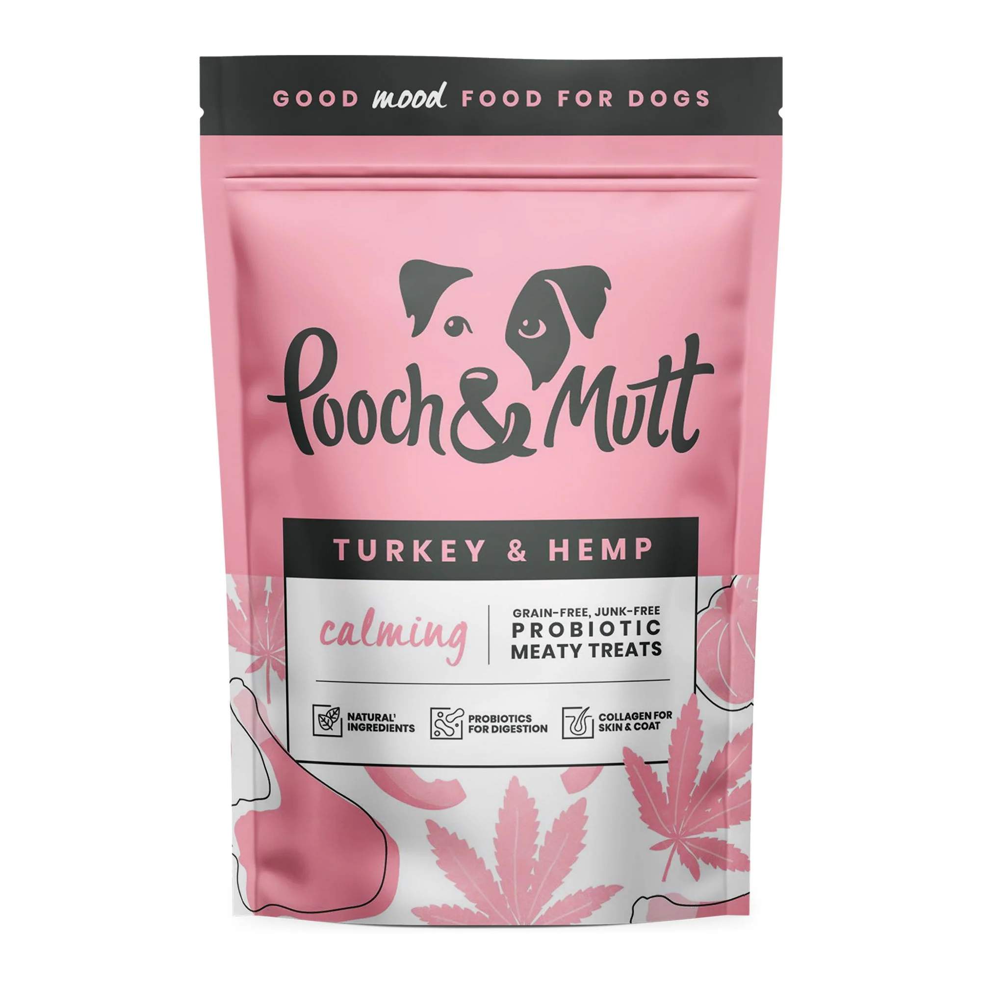 Pooch & Mutt Turkey & Hemp Calming Treats 120g