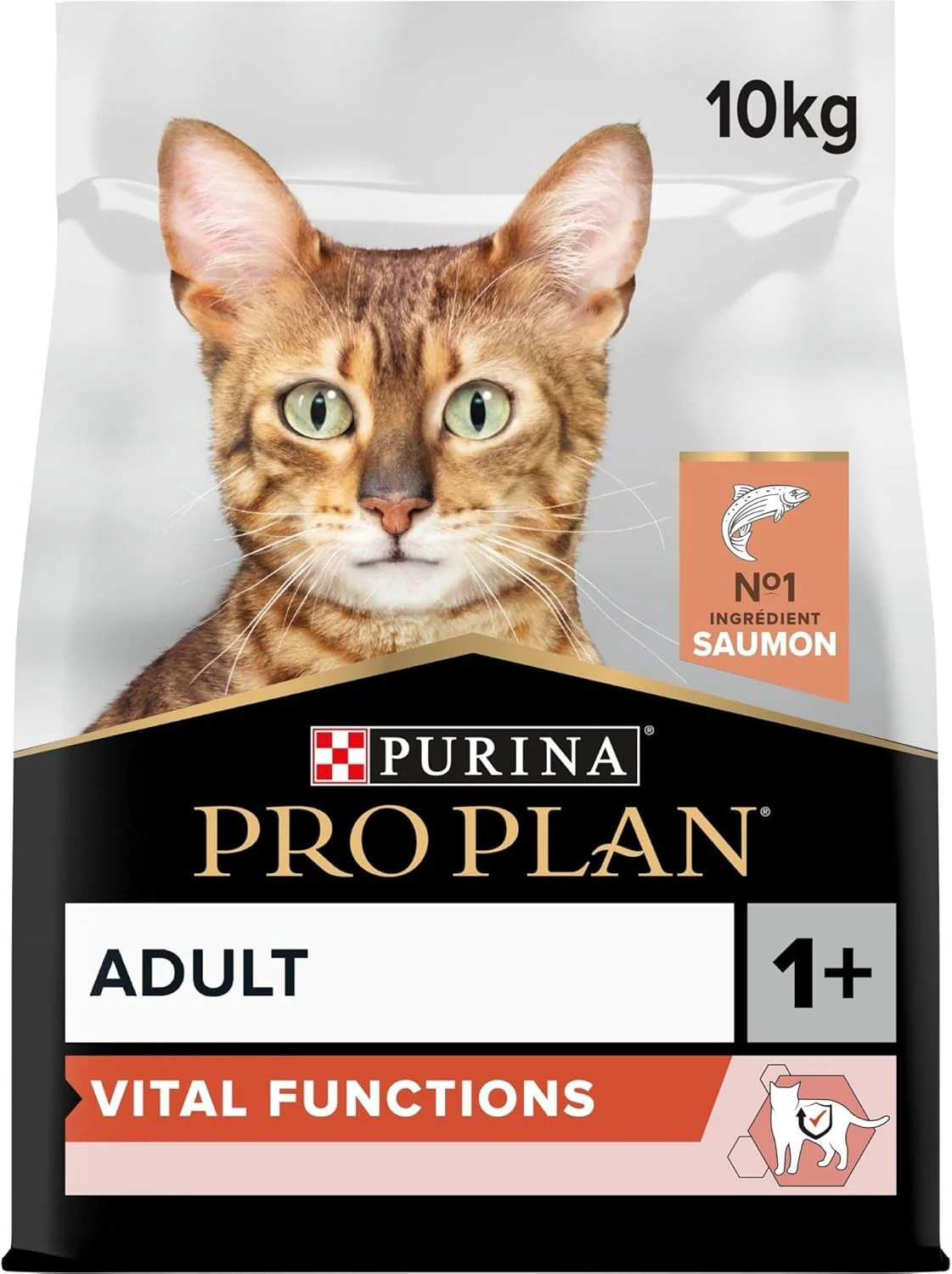 PRO PLAN Adult 1+ VITAL FUNCTIONS Rich in Salmon Dry Cat Food 10kg