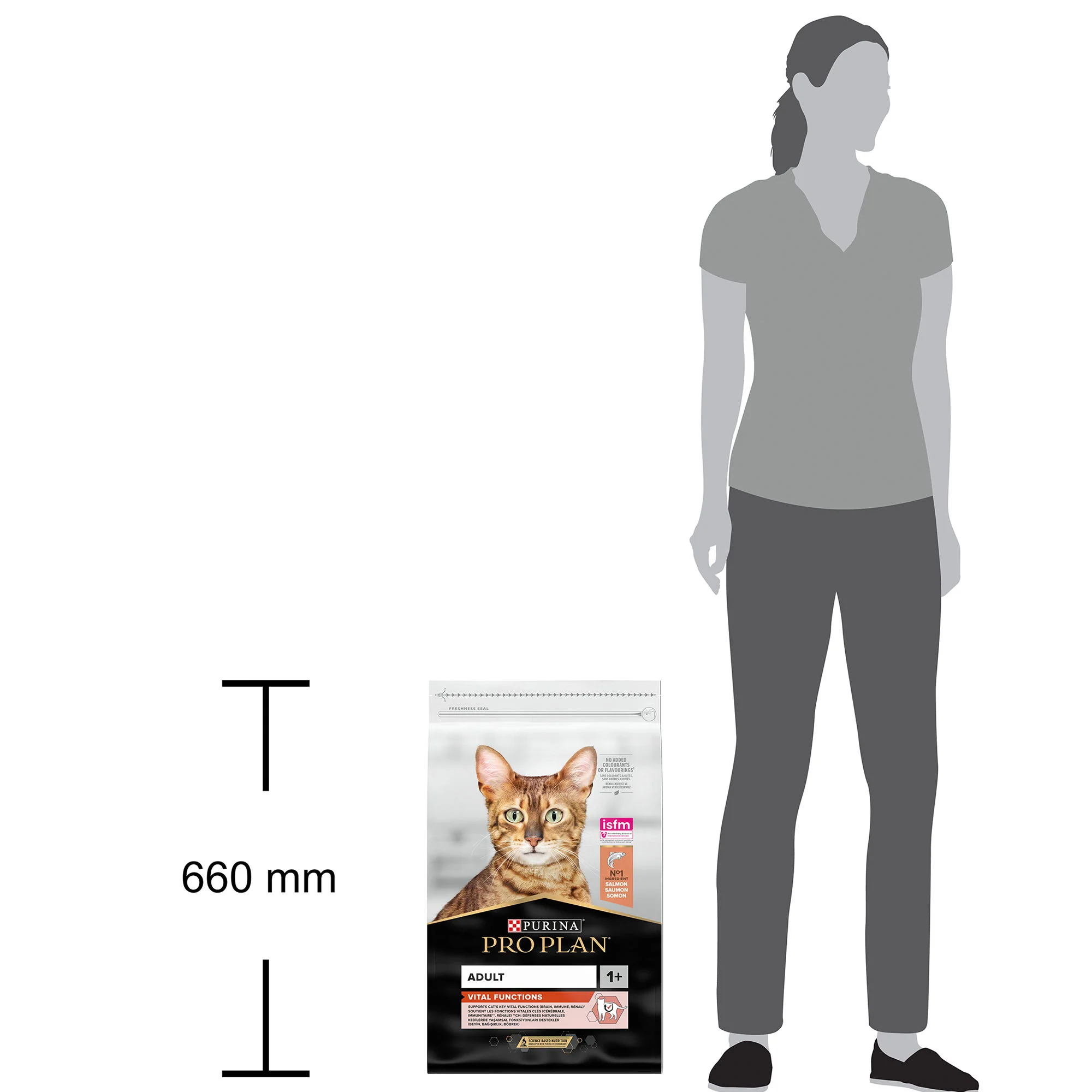 PRO PLAN Cat Optirenal Delicate Turkey & Rice 3kg Original Adult Cat Salmon & Rice 3kg - Image 5