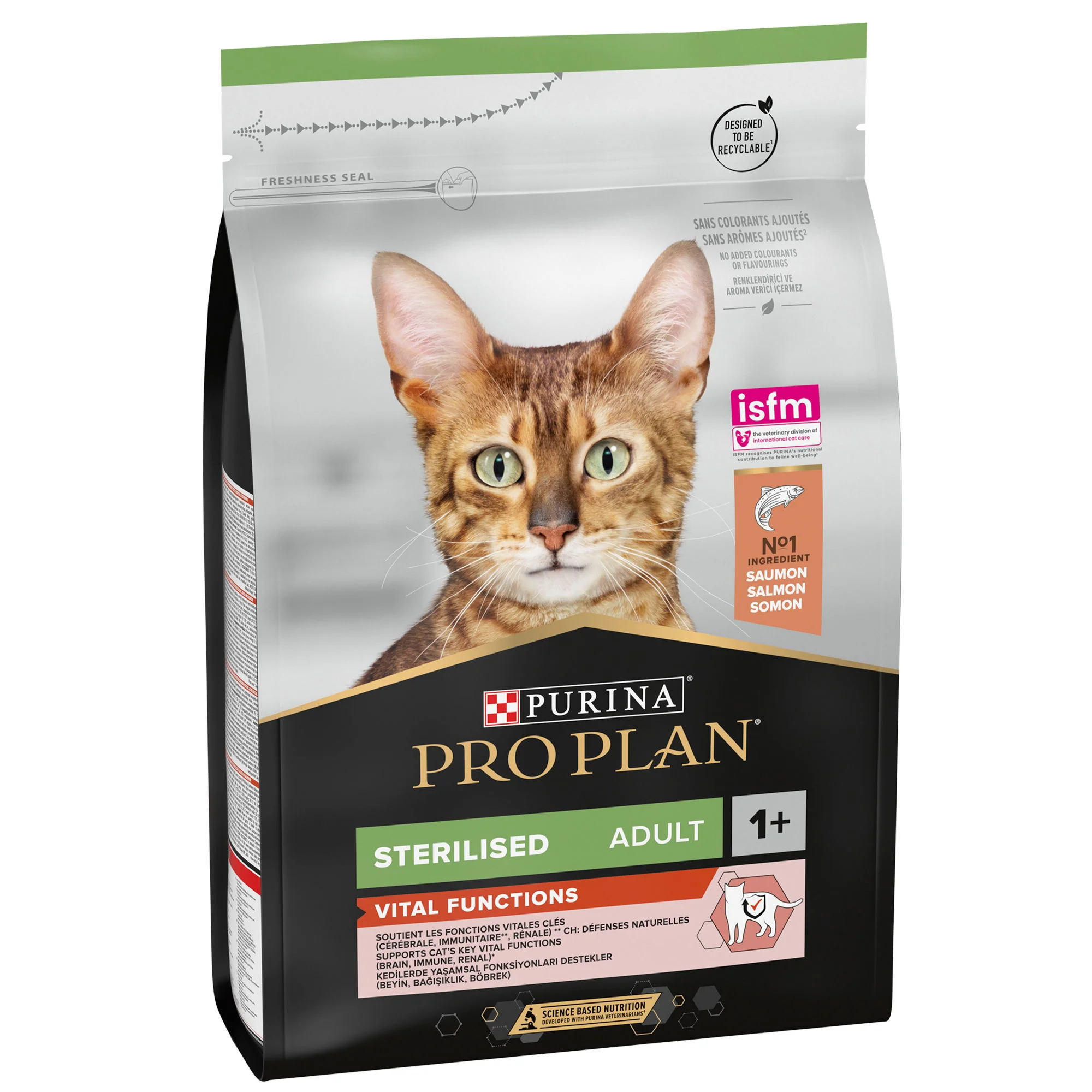 PRO PLAN Cat Optirenal Delicate Turkey & Rice 3kg Sterilised Adult Cat Salmon & Rice 3kg