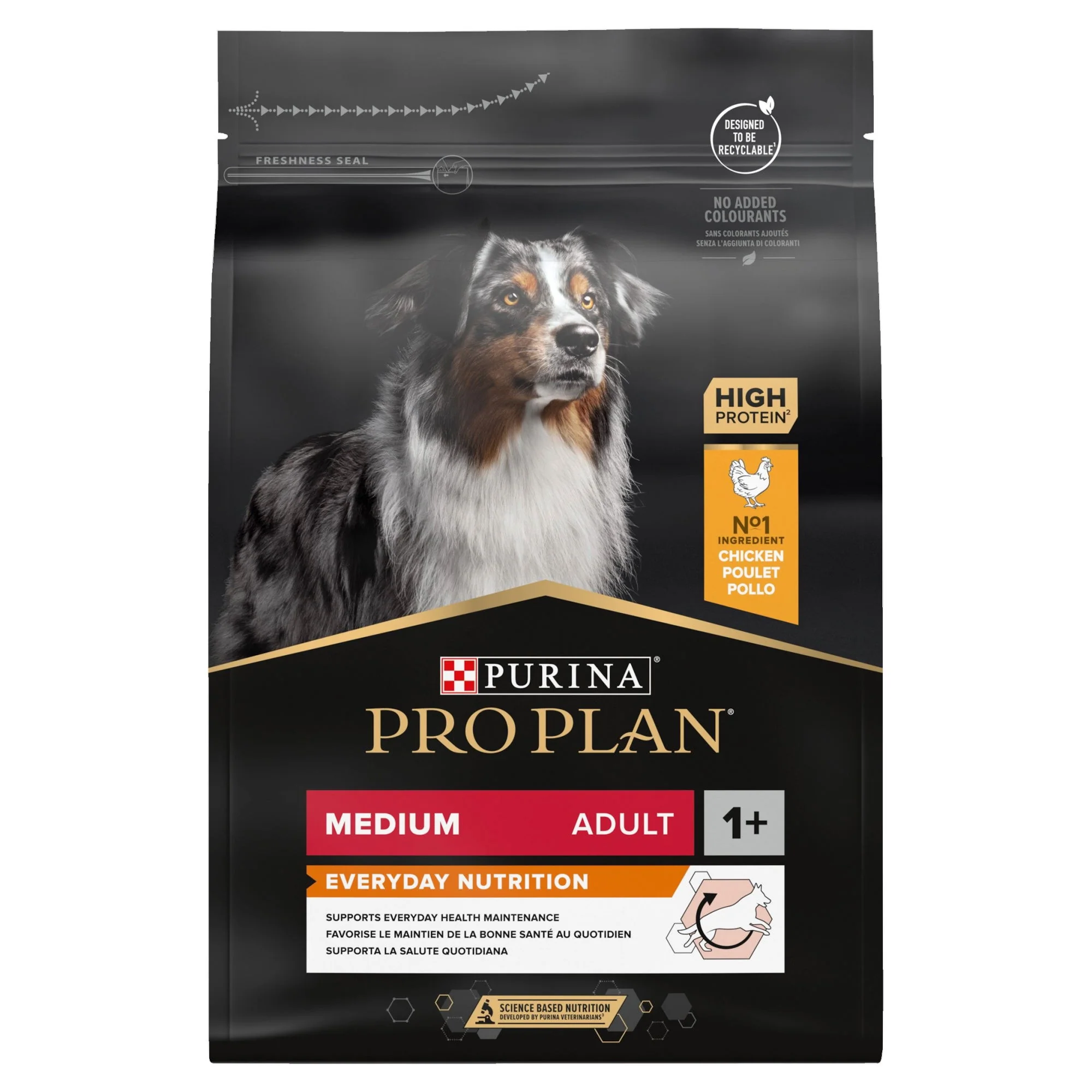 Pro Plan Dog Adult Optihealth Medium Breed Chicken 3kg - Image 2