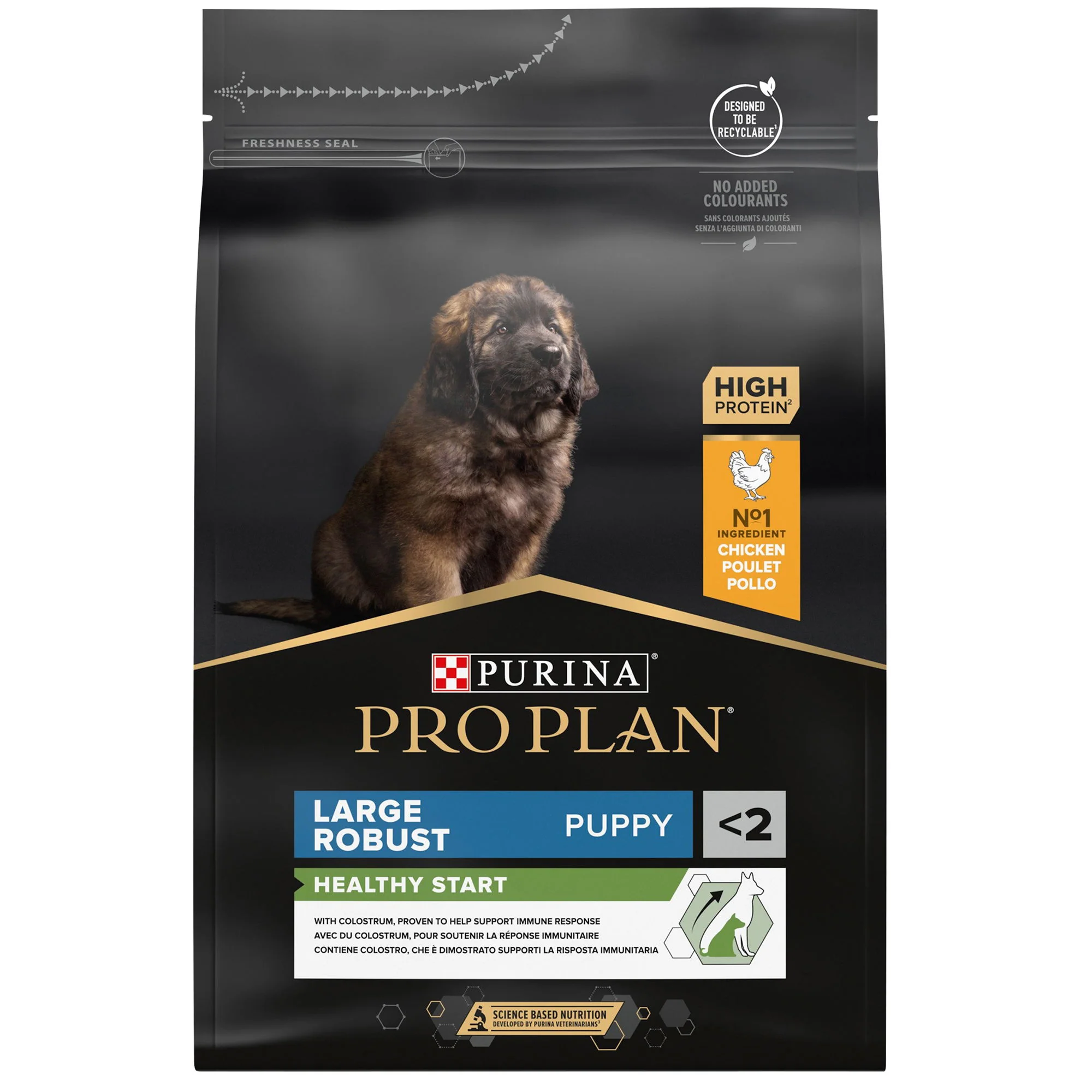 Pro Plan Dog Pup Optistart Large Breed Robust Chicken 3kg - Image 3