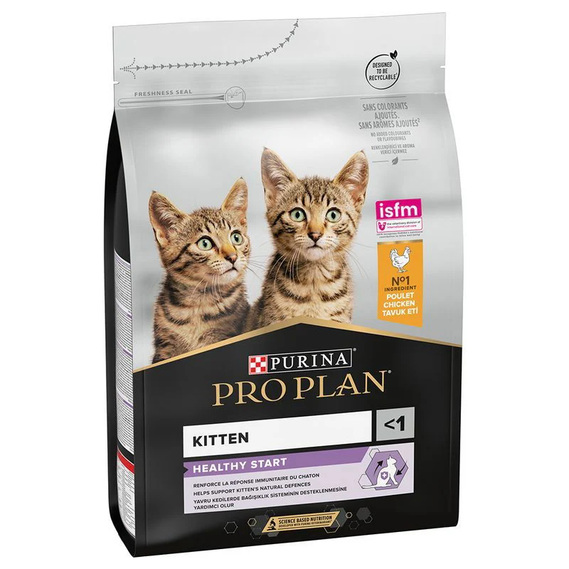 PRO PLAN Kitten 1-12M HEALTHY START Rich in Chicken Dry Cat Food 1.5kg - Image 2