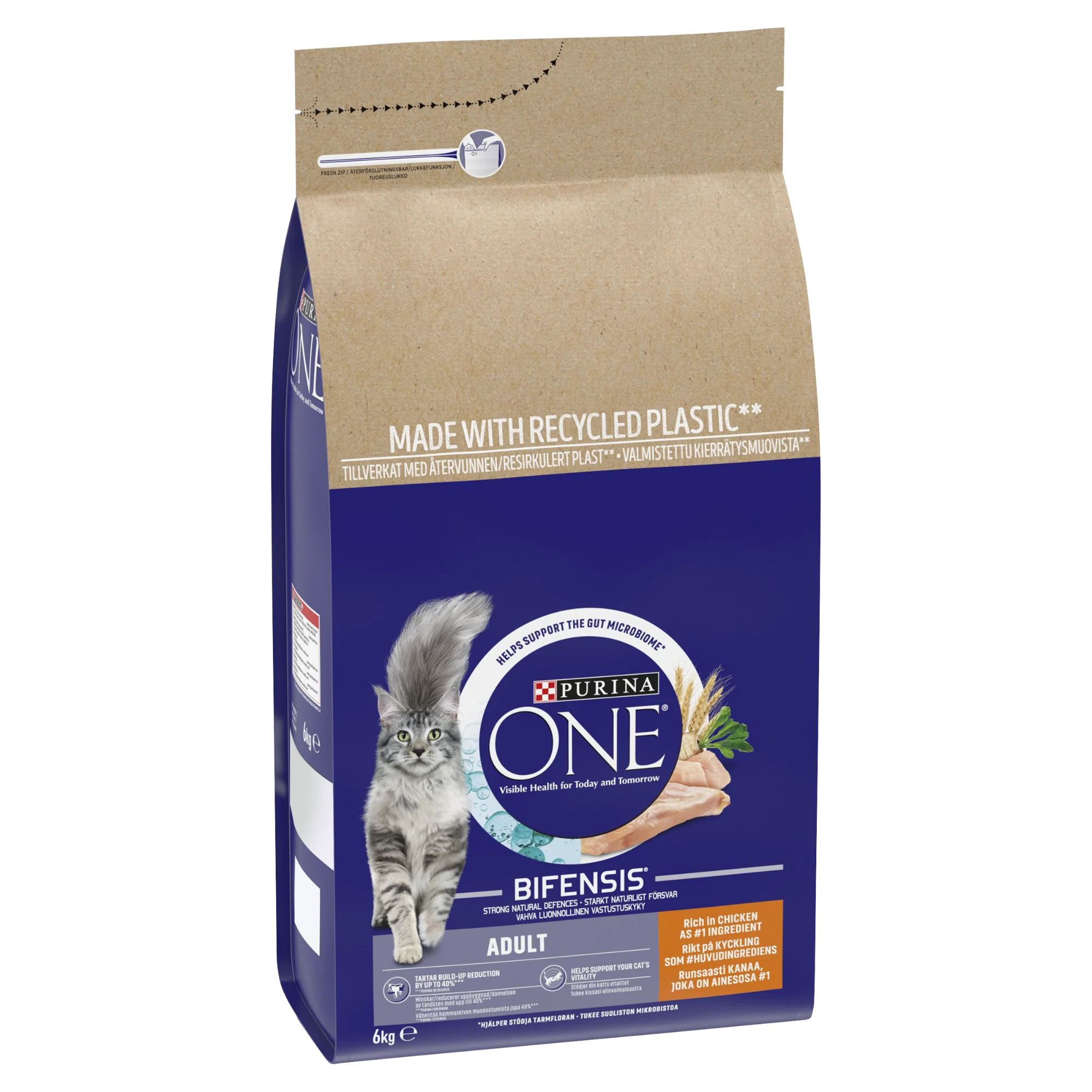 Purina ONE Adult Dry Cat Food Rich in Chicken 6kg