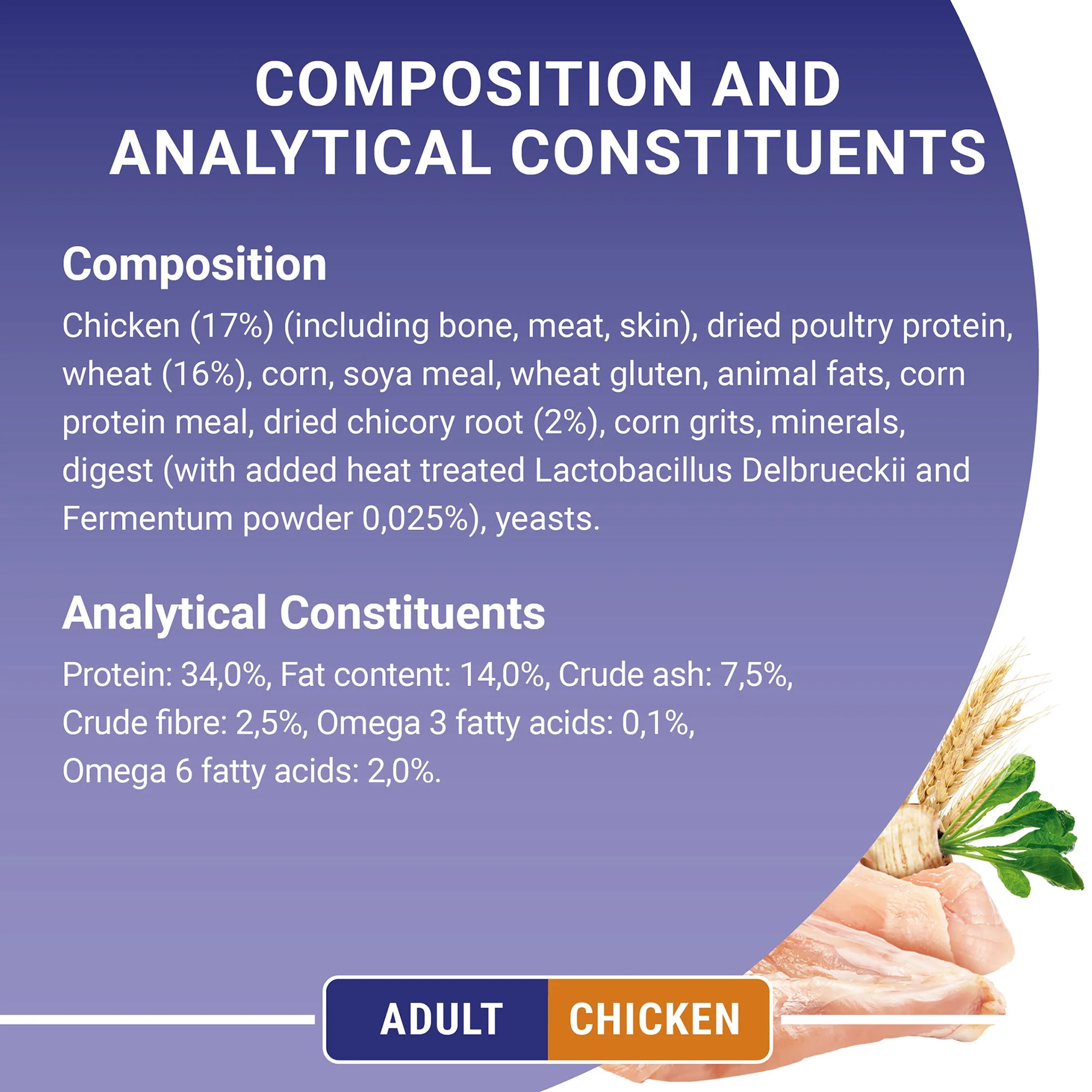 Purina One Adult Rich In Chicken & Whole Grains 3kg - Image 3
