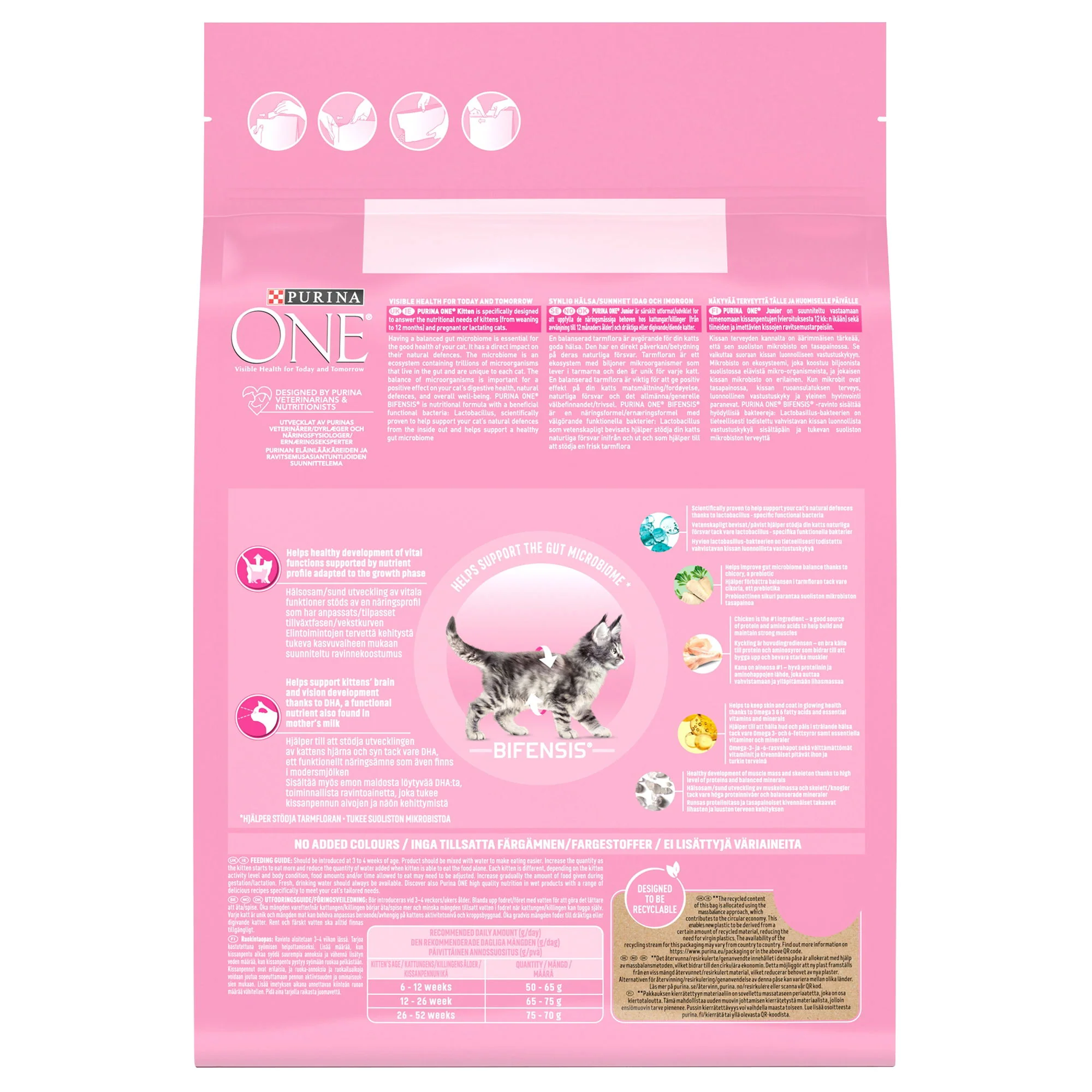 Purina One Kitten Food Chkn & W/Grain 2.8kg - Image 3