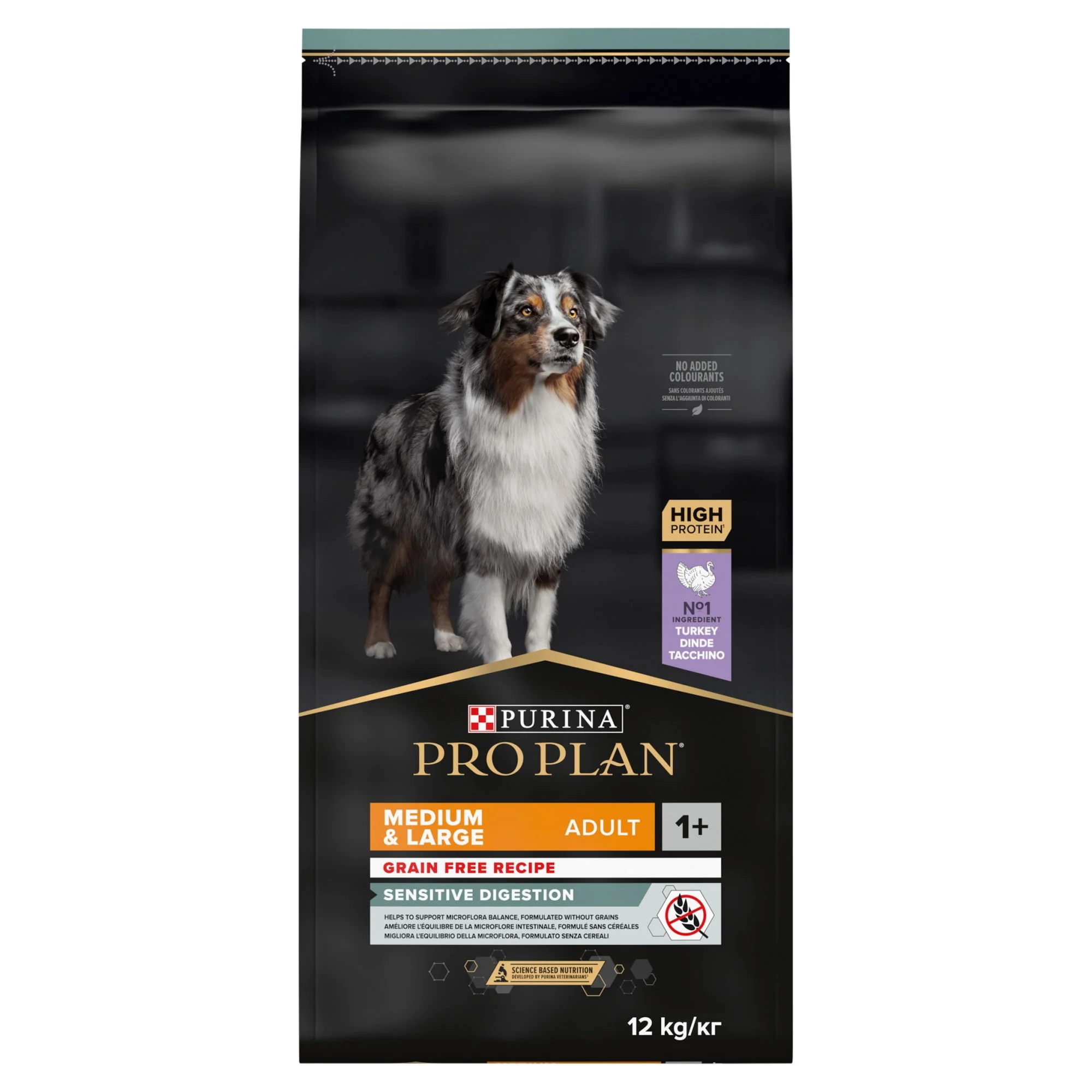 Purina Pro Plan Sensitive Digestion Gf M/L Turkery & Rice - Image 2