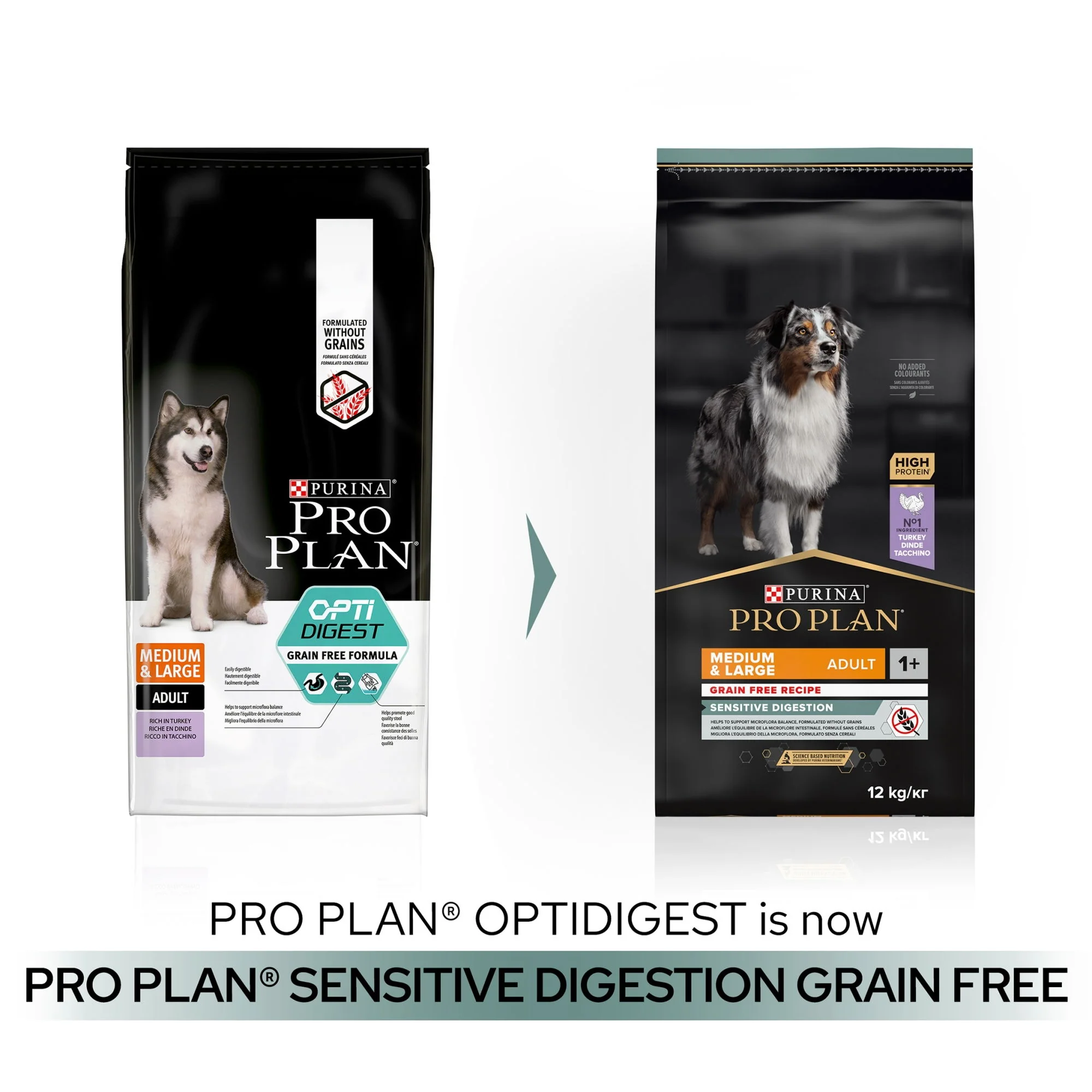 Purina Pro Plan Sensitive Digestion Gf M/L Turkery & Rice - Image 4