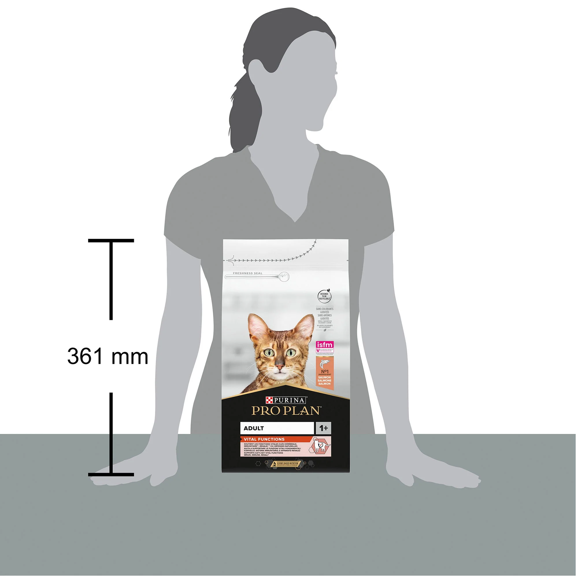 Purina ProPlan OptiRenal Adult Dry Cat Food Salmon1.5kg - Image 4