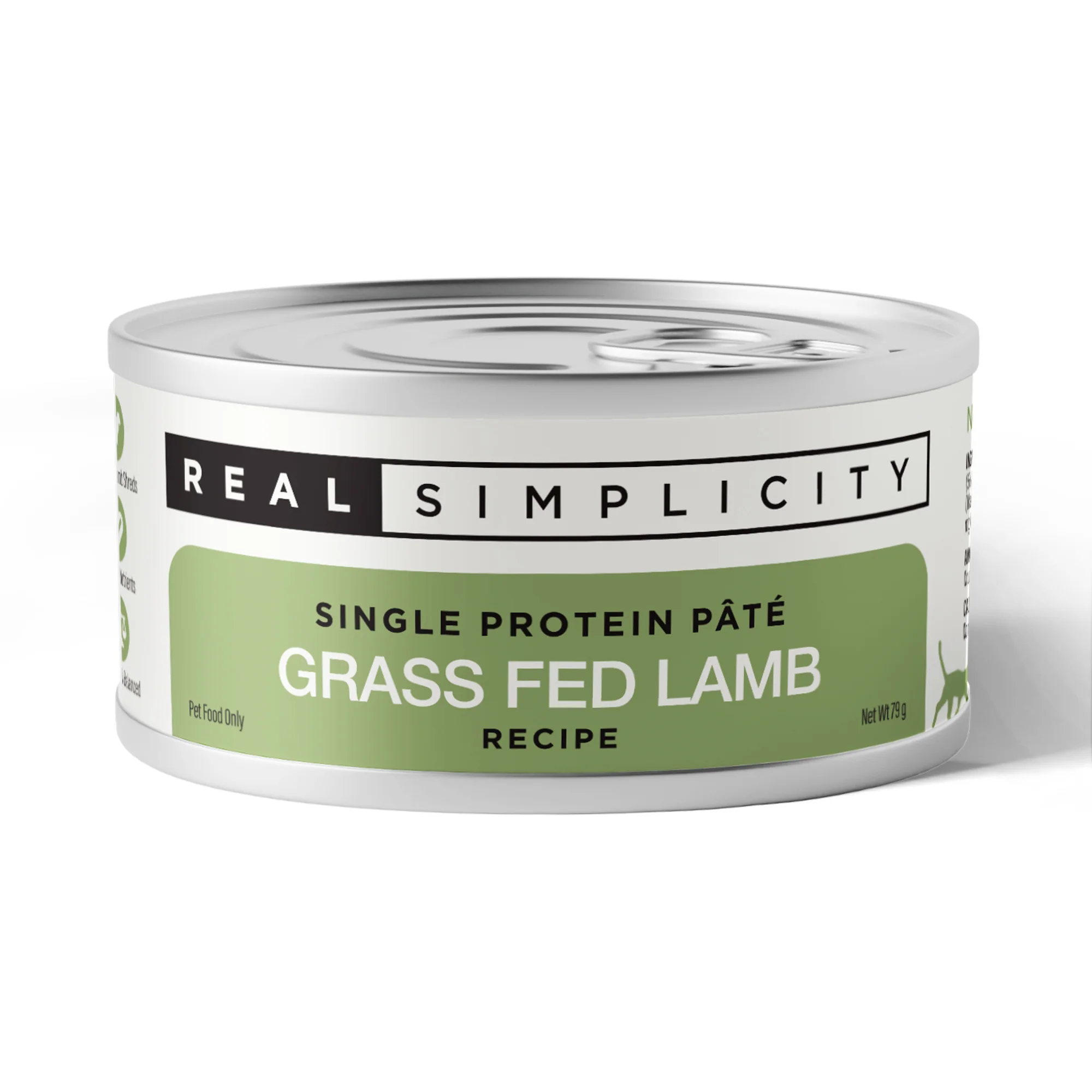 Real Simplicity Single Protein Pate Grass Fed Lamb 79g