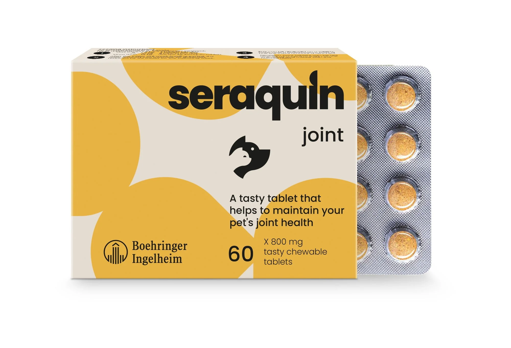 Seraquin Joint 800 mg Tablets for Cats and Dogs - 60 pack - Image 2