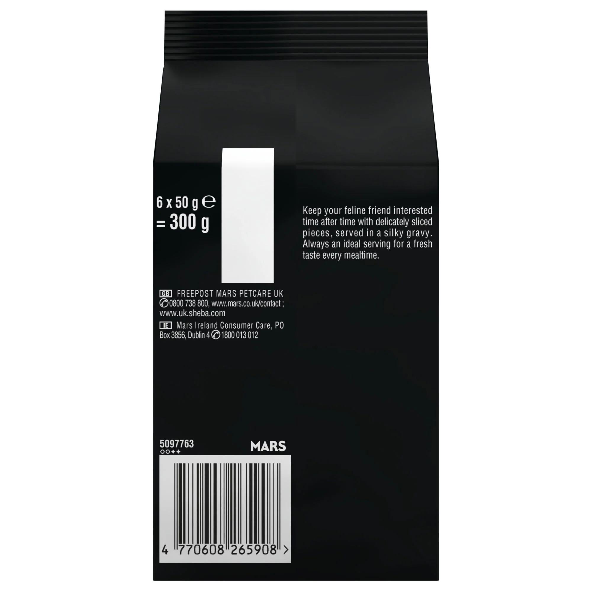 SHEBA Fresh & Fine Cat Pouches with Chicken & Turkey & Duck in Gravy 6x50g - Image 4