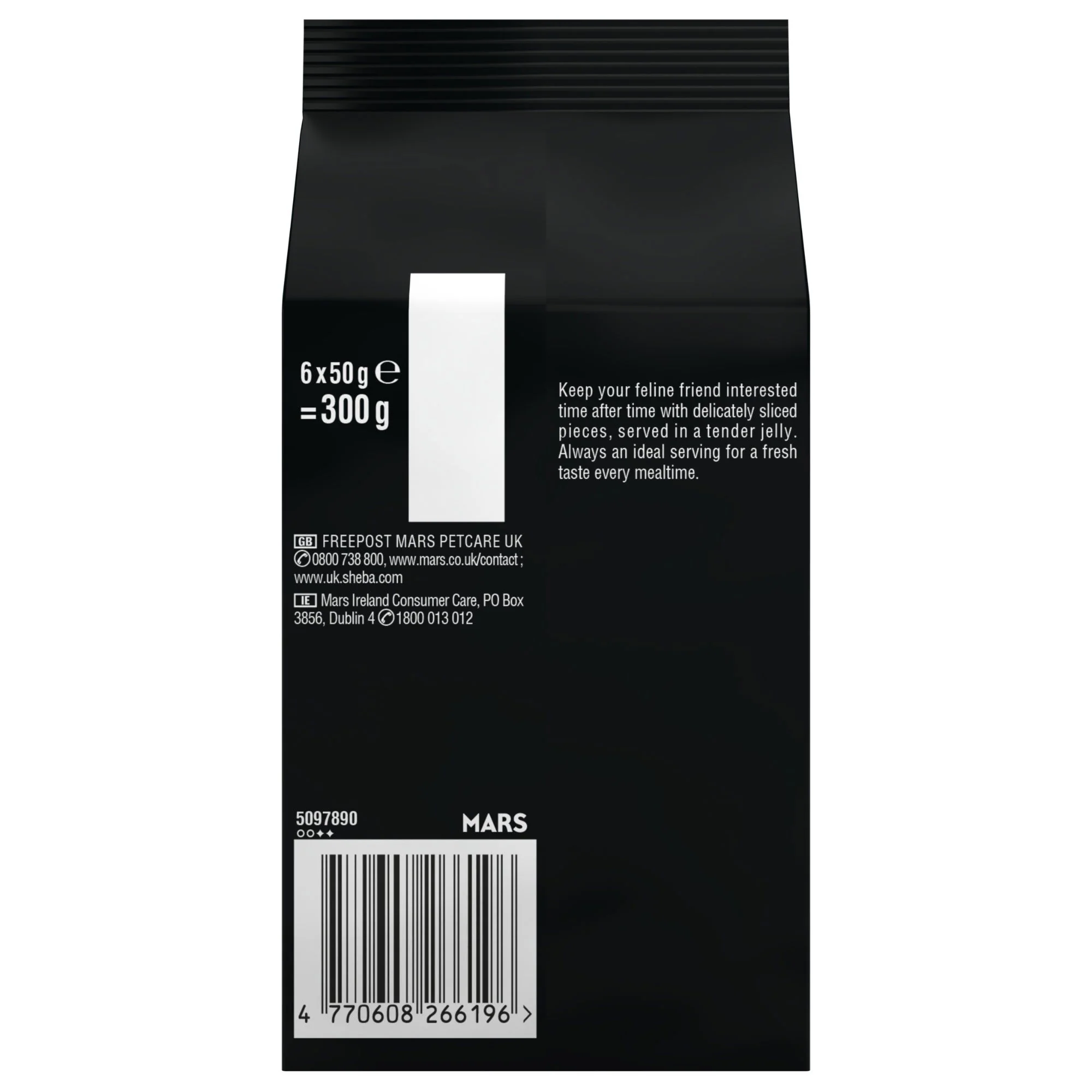 SHEBA Fresh & Fine Cat Pouches with Chicken & Turkey & Poultry in Jelly 6x50g - Image 4