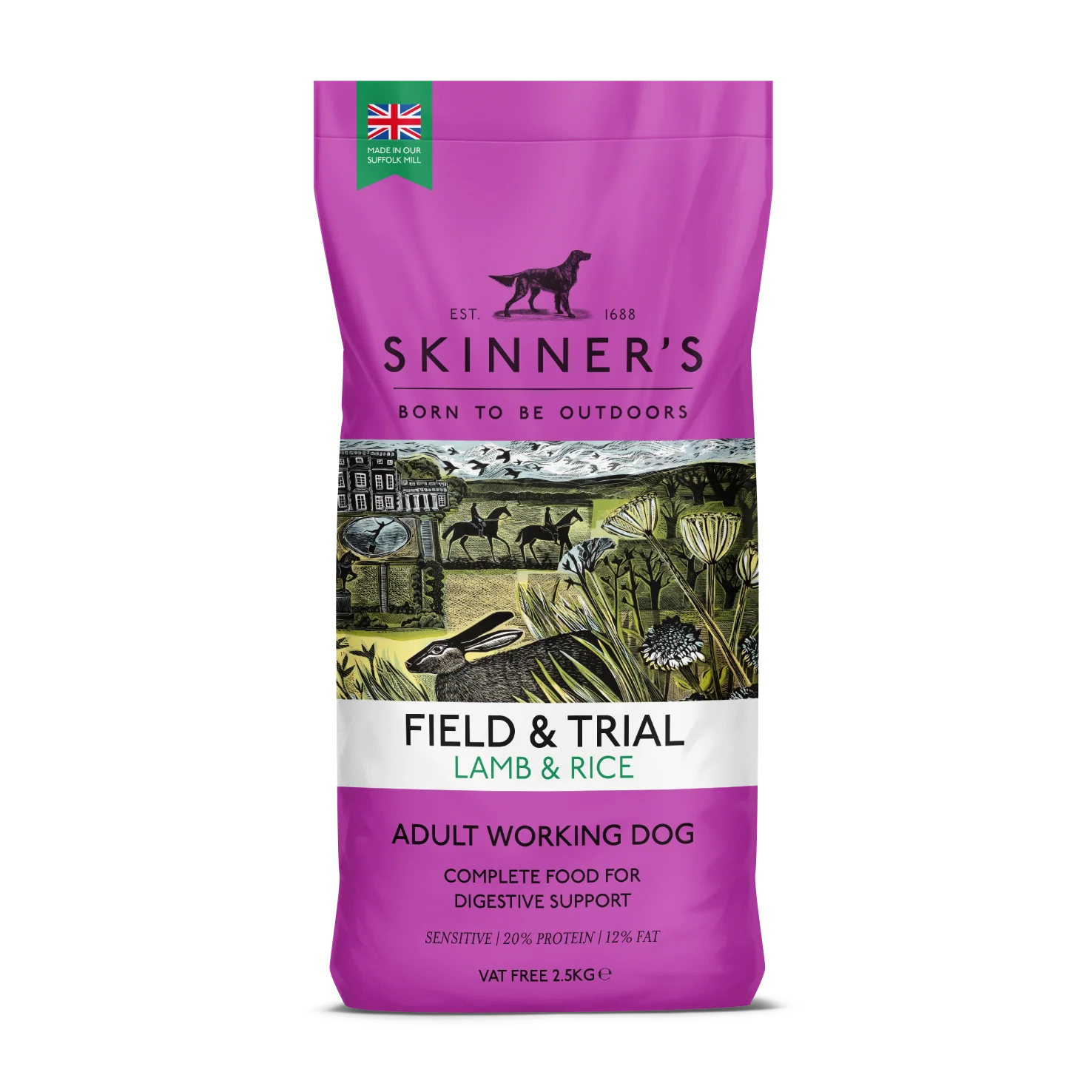 Skinners Field & Trial Lamb And Rice 2.5kg