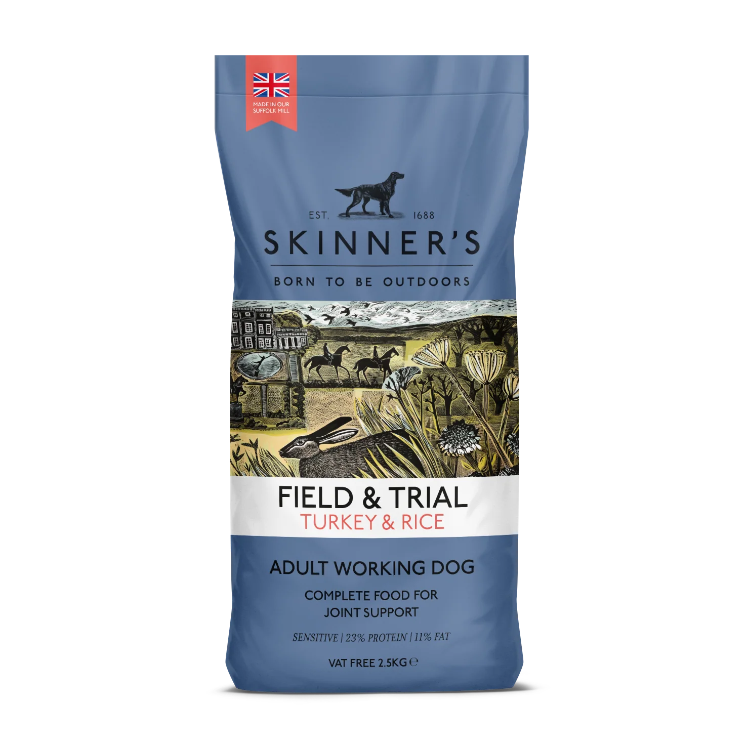 Skinners Field & Trial Turkey & Rice +joint Aid For Dogs 2.5kg
