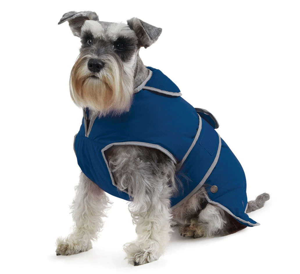 Stormguard Fleece Lined Coat & Chest Protector Blue Meium