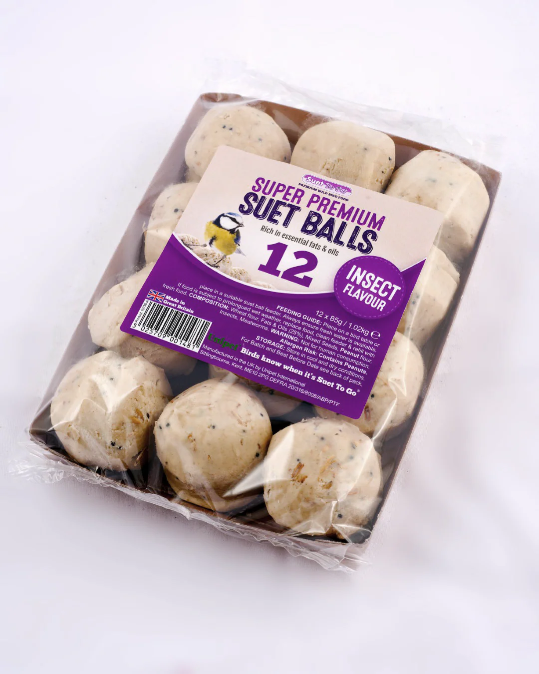 Suet To Go Insect Balls Tray (12 x 85g) 1.02kg