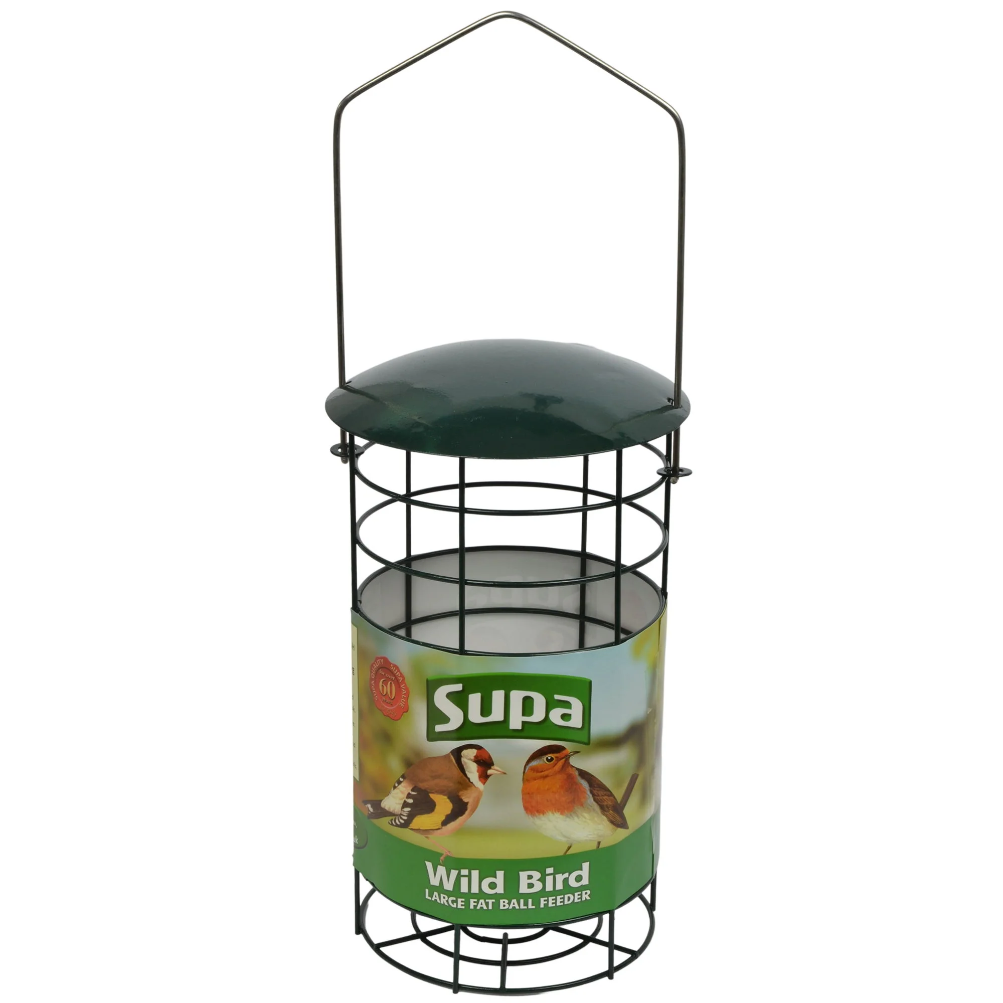 Supa Fat Ball Feeder Green Lge - Image 2