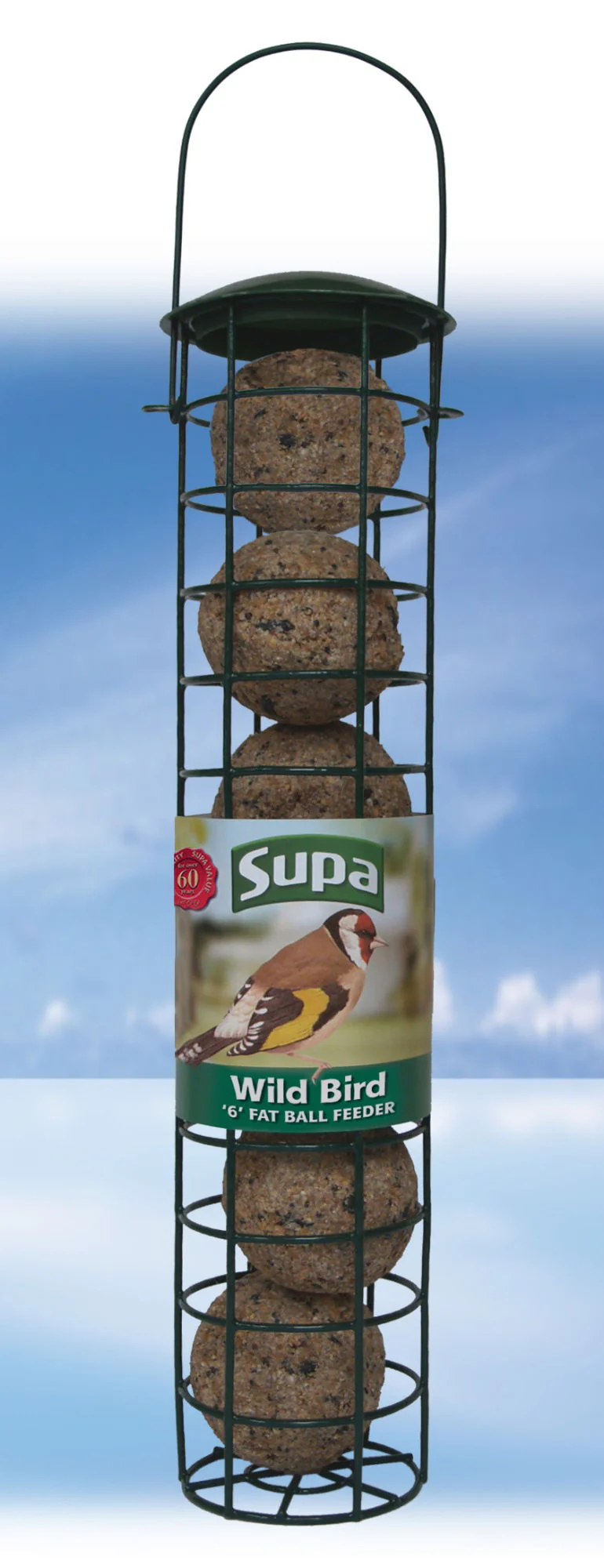 Supa Fat Ball Feeder Green Standard - Image 2