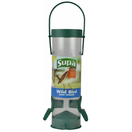 Supa Plastic 2 Port Seed Feeder Green 20cm (8 Inch)