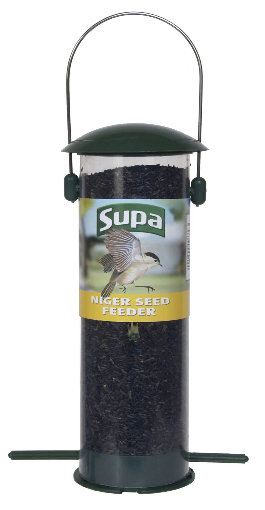 Supa Plastic 4 Port Niger Seed Feeder 20cm (8 Inch)