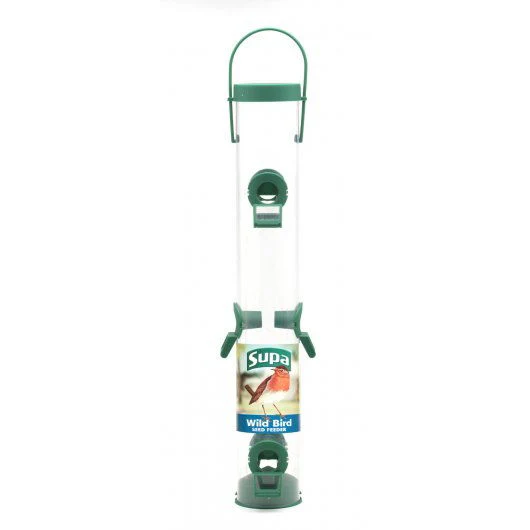 Supa Plastic 6 Port Seed Feeder Green 41cm (16 Inch)