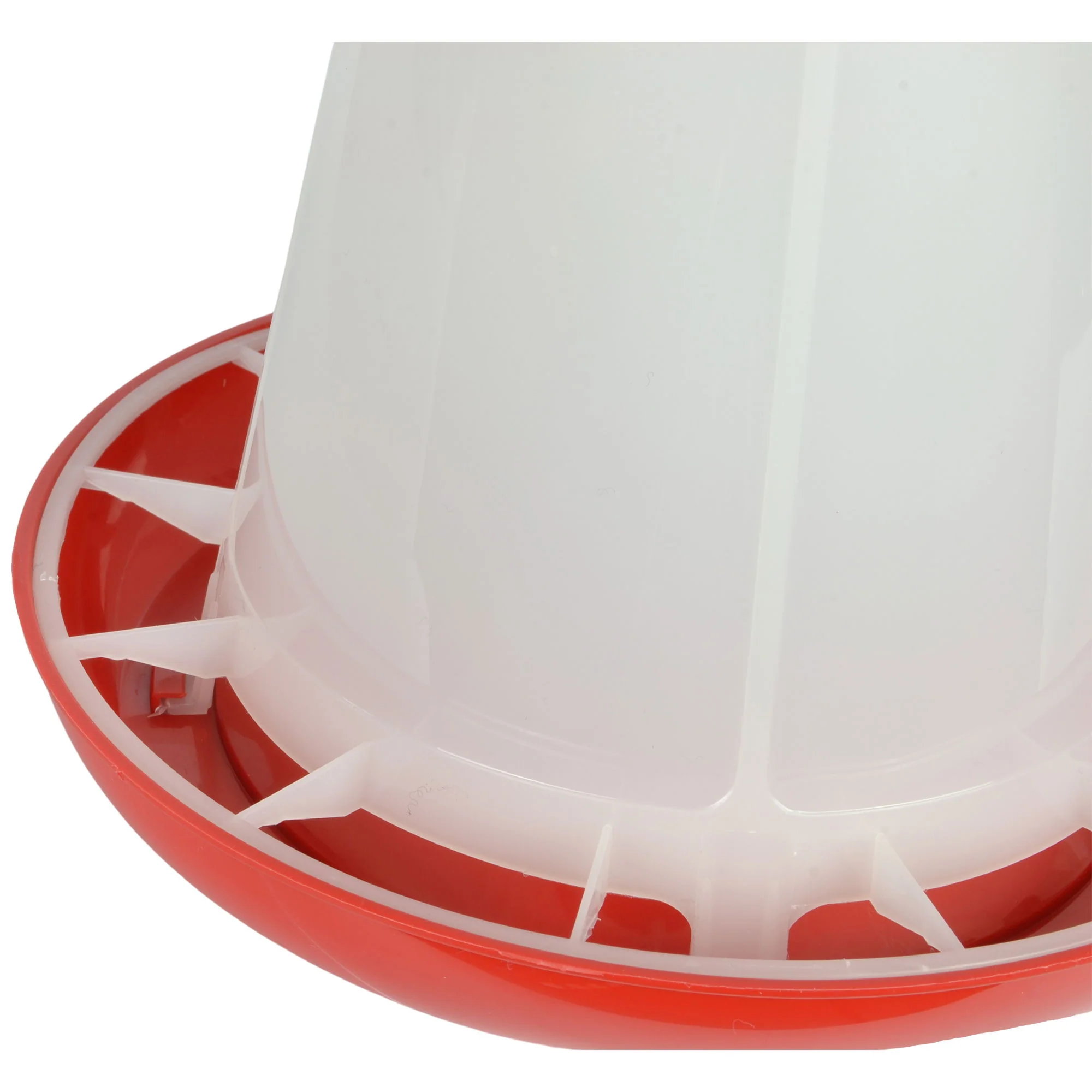 Supa Poultry Feeder Red & White 1kg - Image 3