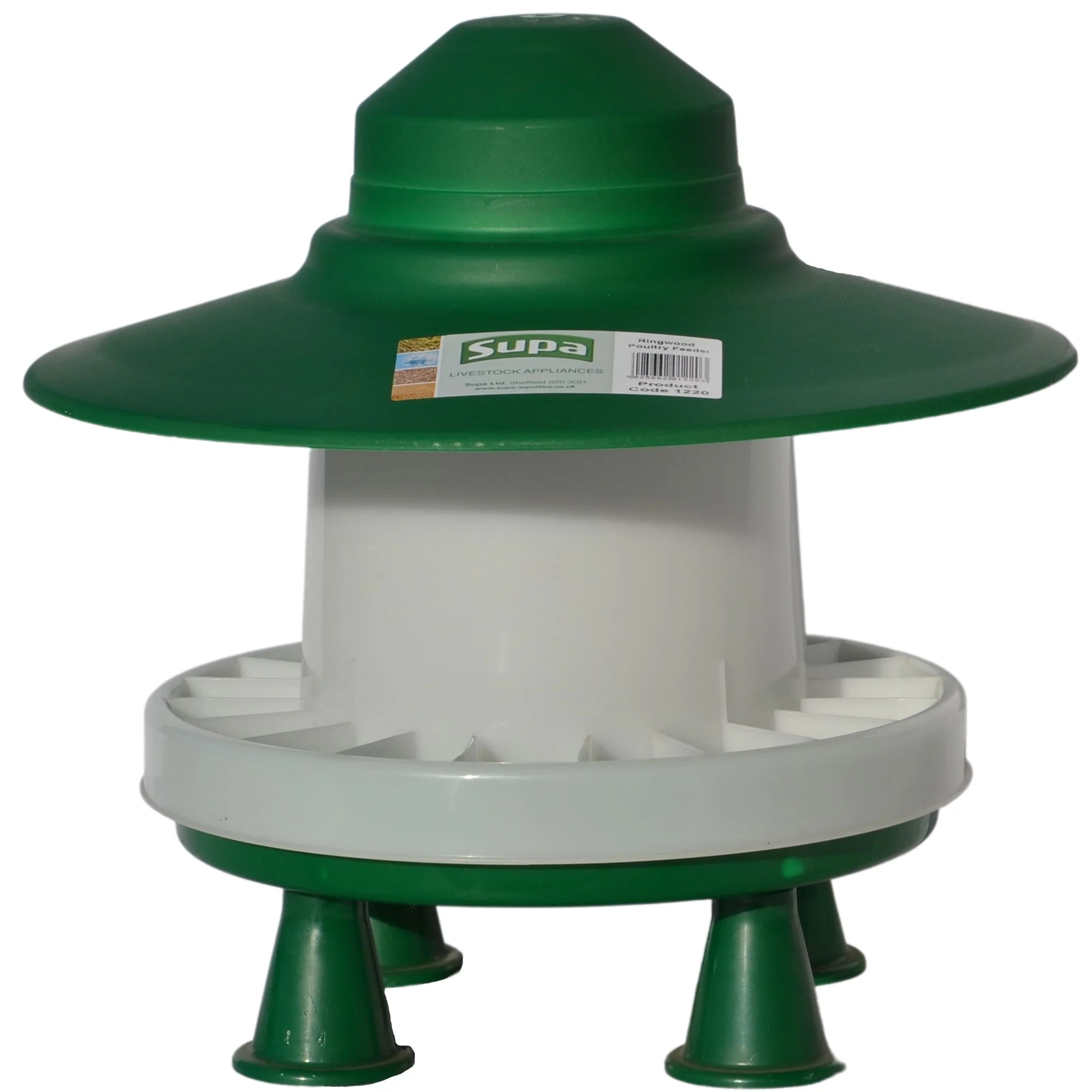 Supa Poultry Feeder Ringwood Outdoor With Fins - Image 3