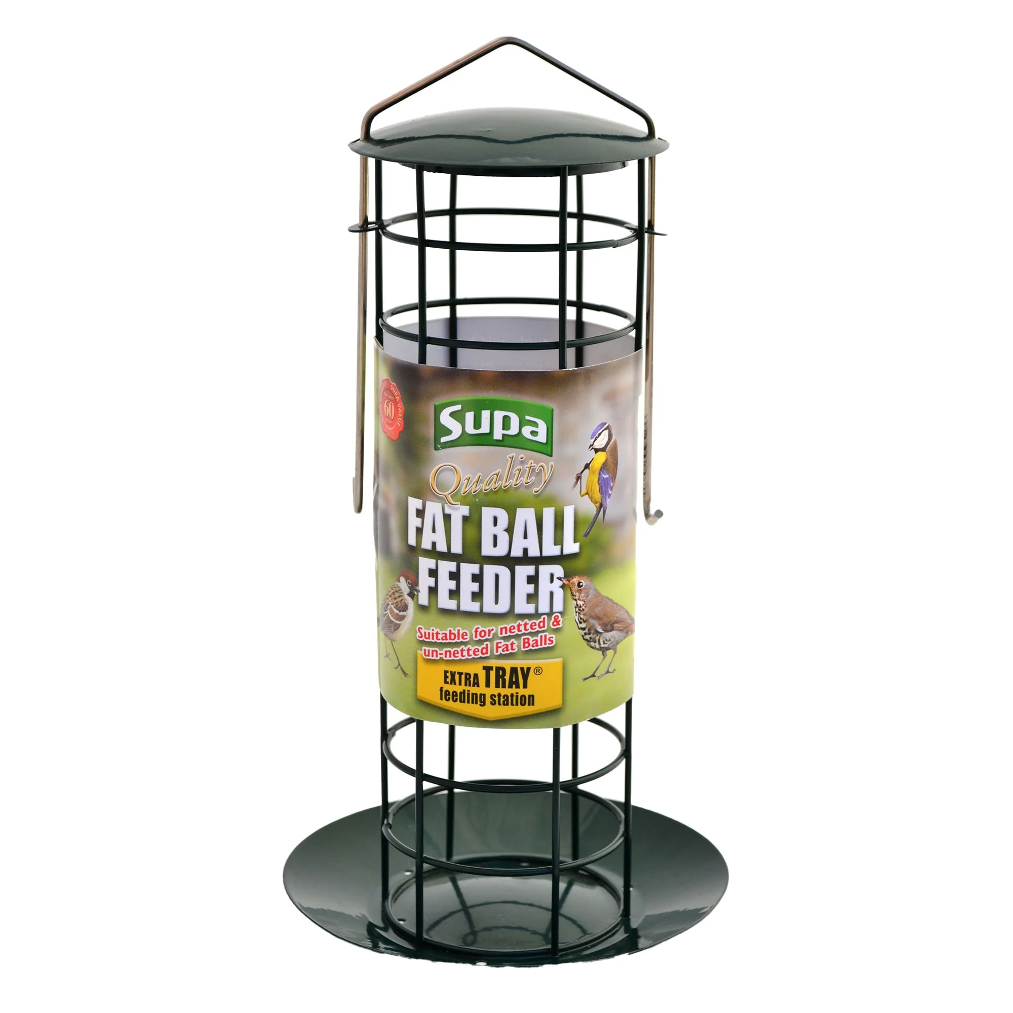 Supa Premium Fat Ball Feeder With Tray