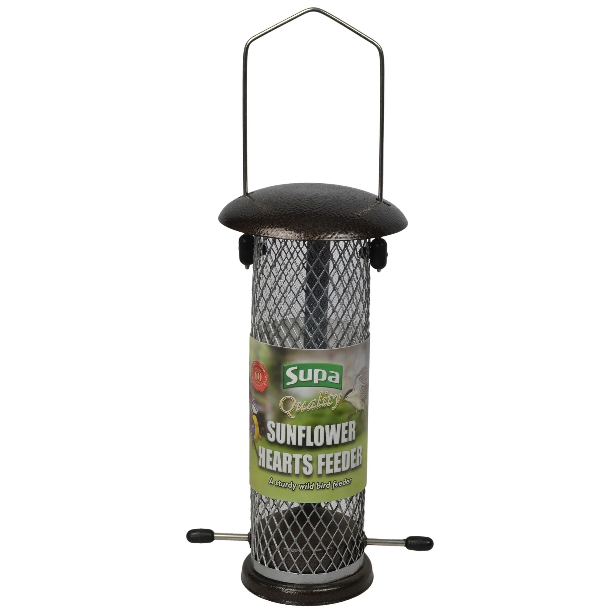 Supa Wild Bird Metal Sunflower Heart Feeder - Image 3