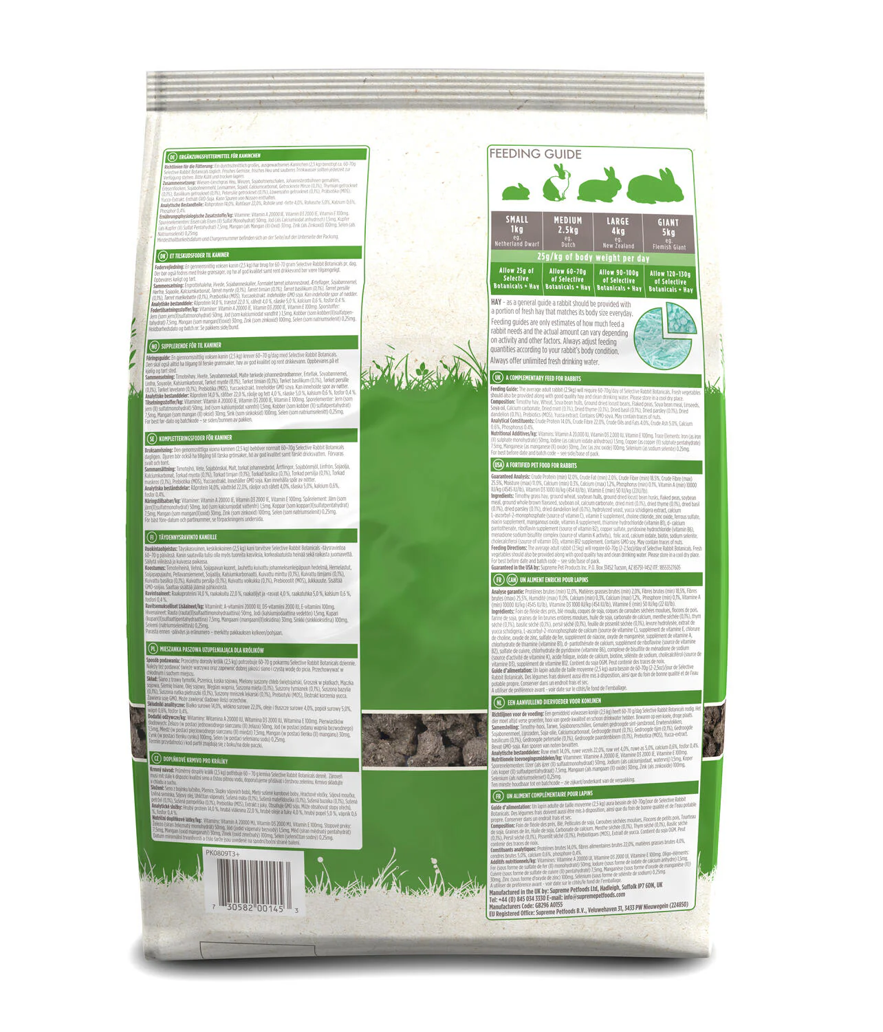 Supreme Science Selective Botanicals Rabbit 1.5kg - Image 4