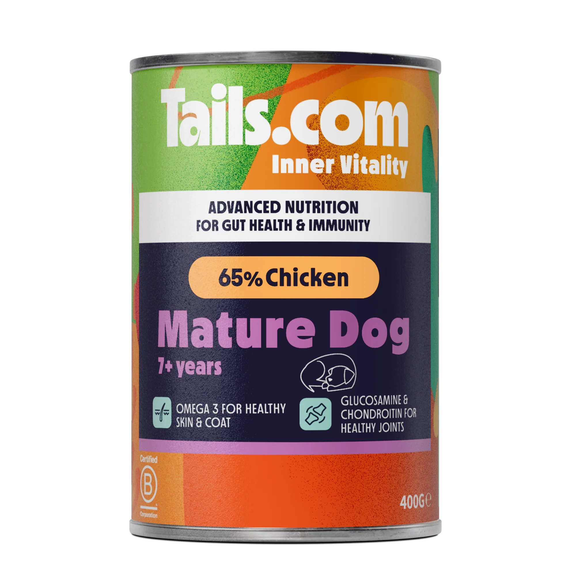 Tails.com Inner Vitality Mature Chicken Can 400g