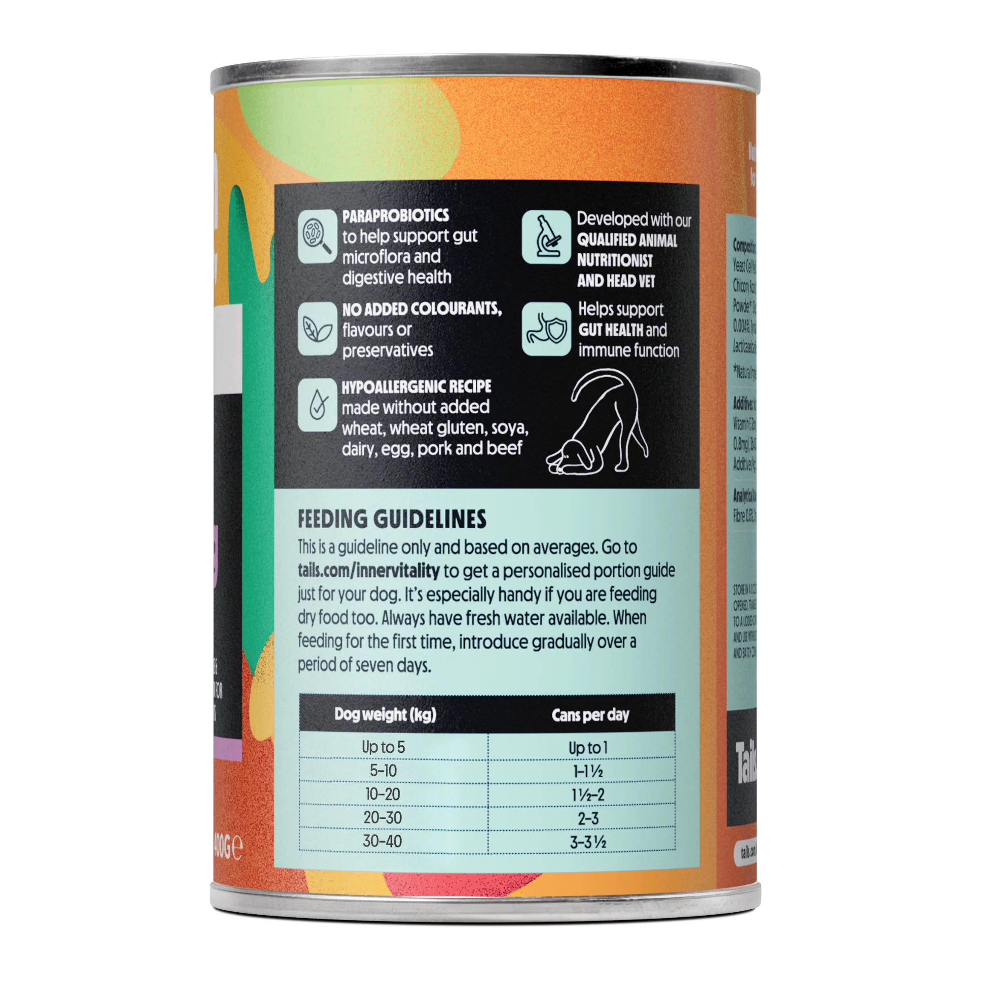 Tails.com Inner Vitality Mature Chicken Can 400g - Image 2