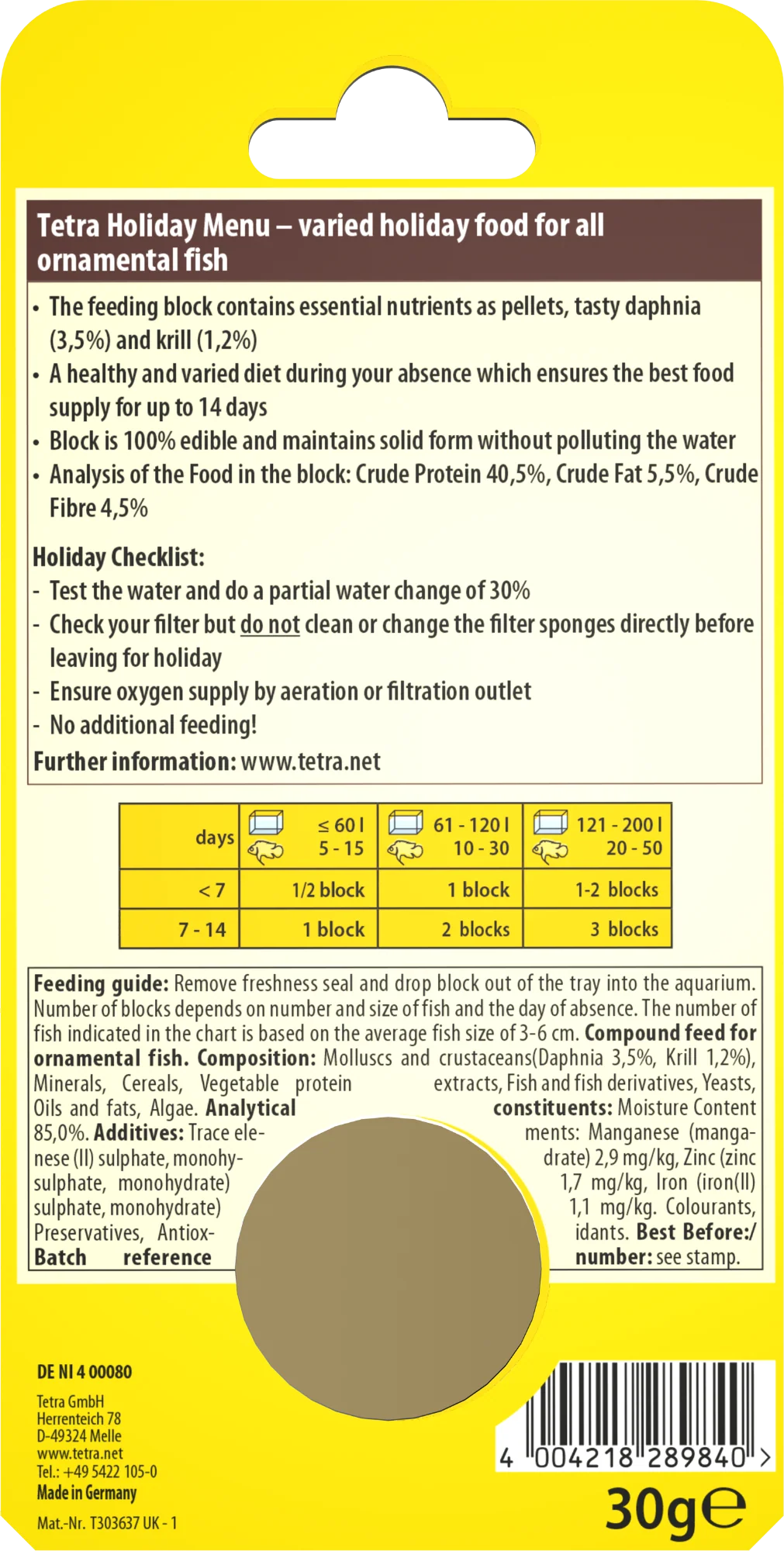 Tetra Holiday Menu - Image 3