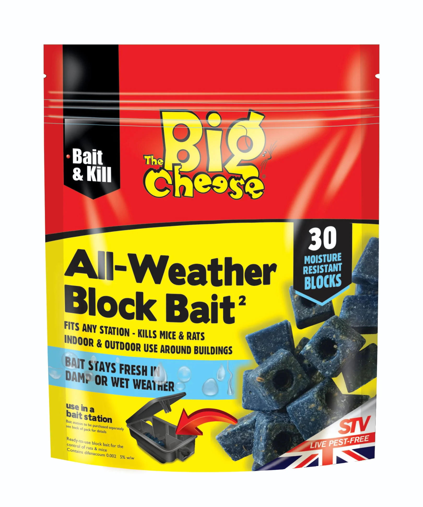 The Big Cheese All Weather Block Bait Pk30 - Image 2