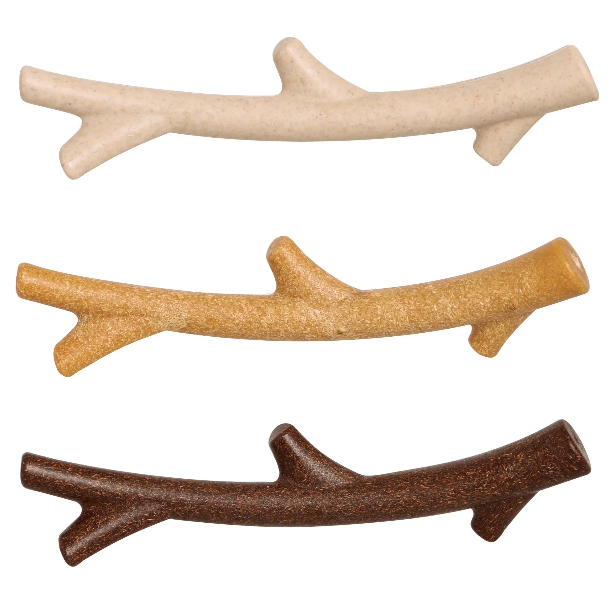 The Chew Factory Mixed Fibre Plasticks Toys 3pack