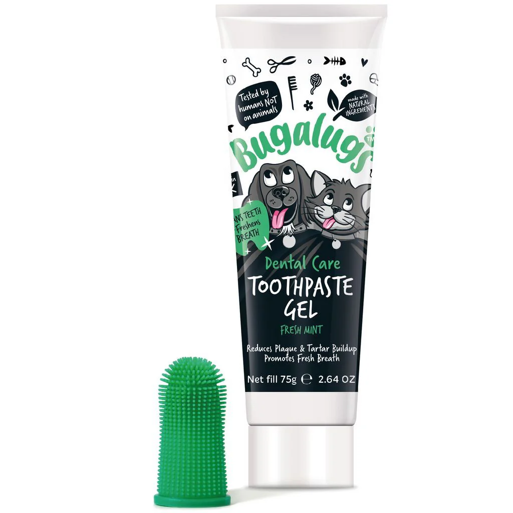 Toothpaste Gel 75g with Finger Toothbrush - Image 2