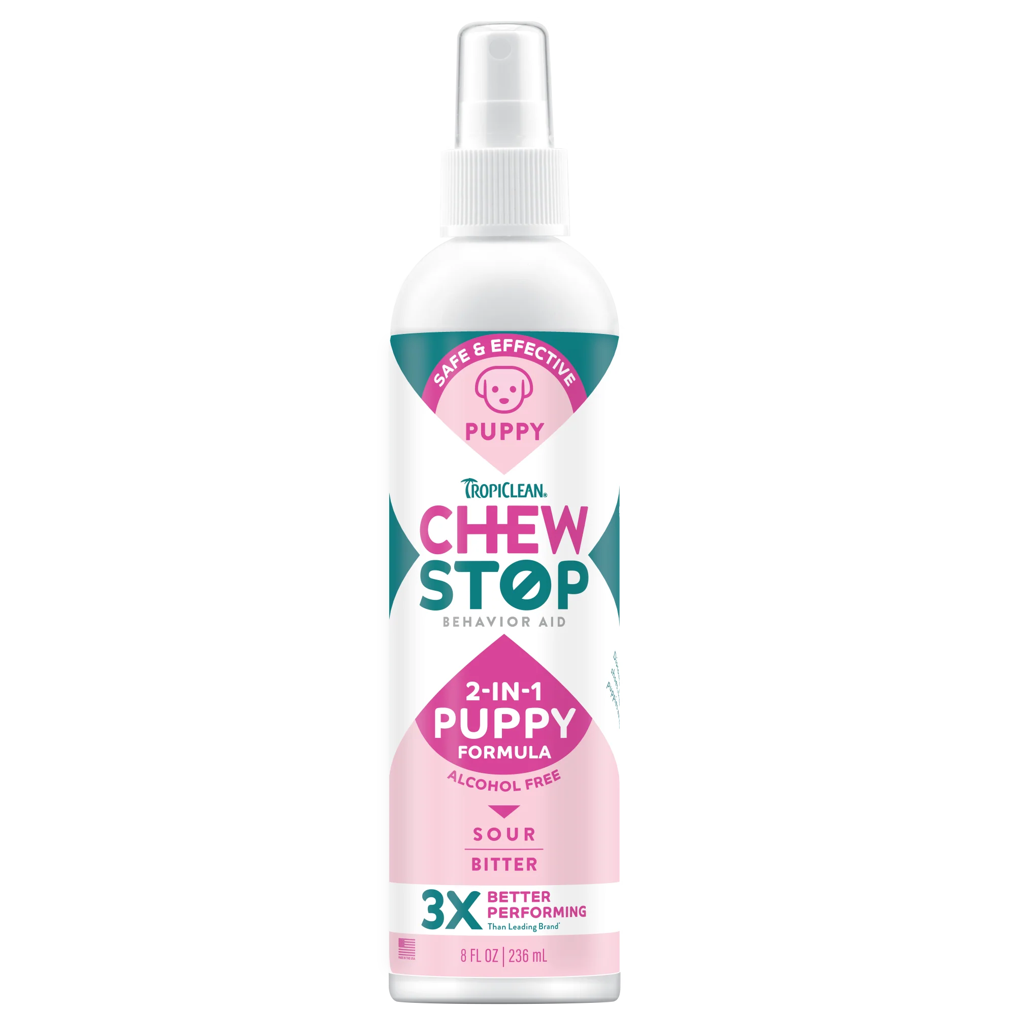 TropiClean Chew Stop Behavior Aid Puppy Spray